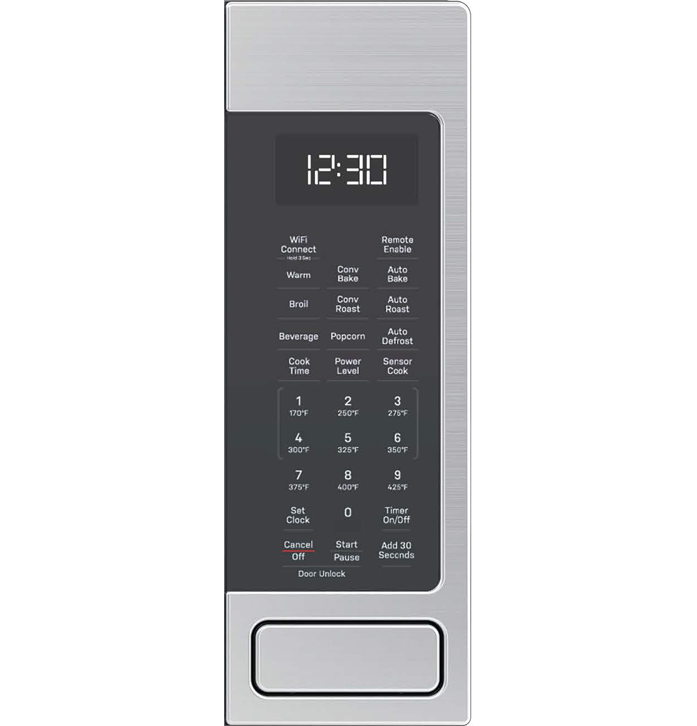 Microondas de Convección de Mostrador GE Profile de 1.5 pies cúbicos (Más de 1.5 pies cúbicos) de Acero Inoxidable con Controles Sensoriales de Cocina de 1000 vatios.