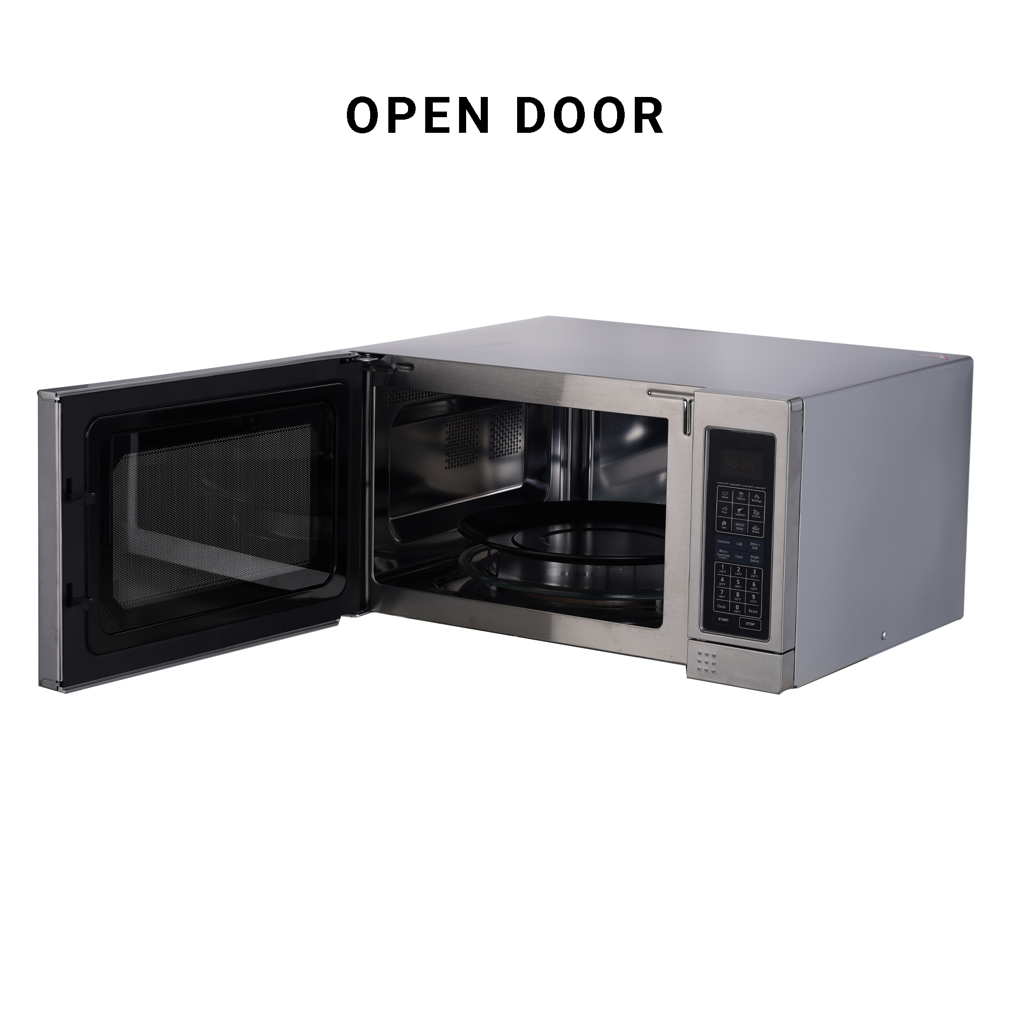 Horno Microondas de Convección y Parrilla Híbrido Avanzado Equator, 1.2 pies cúbicos, 1500 watts  de Potencia, Modelo CMO 1200 (Acero Inoxidable)