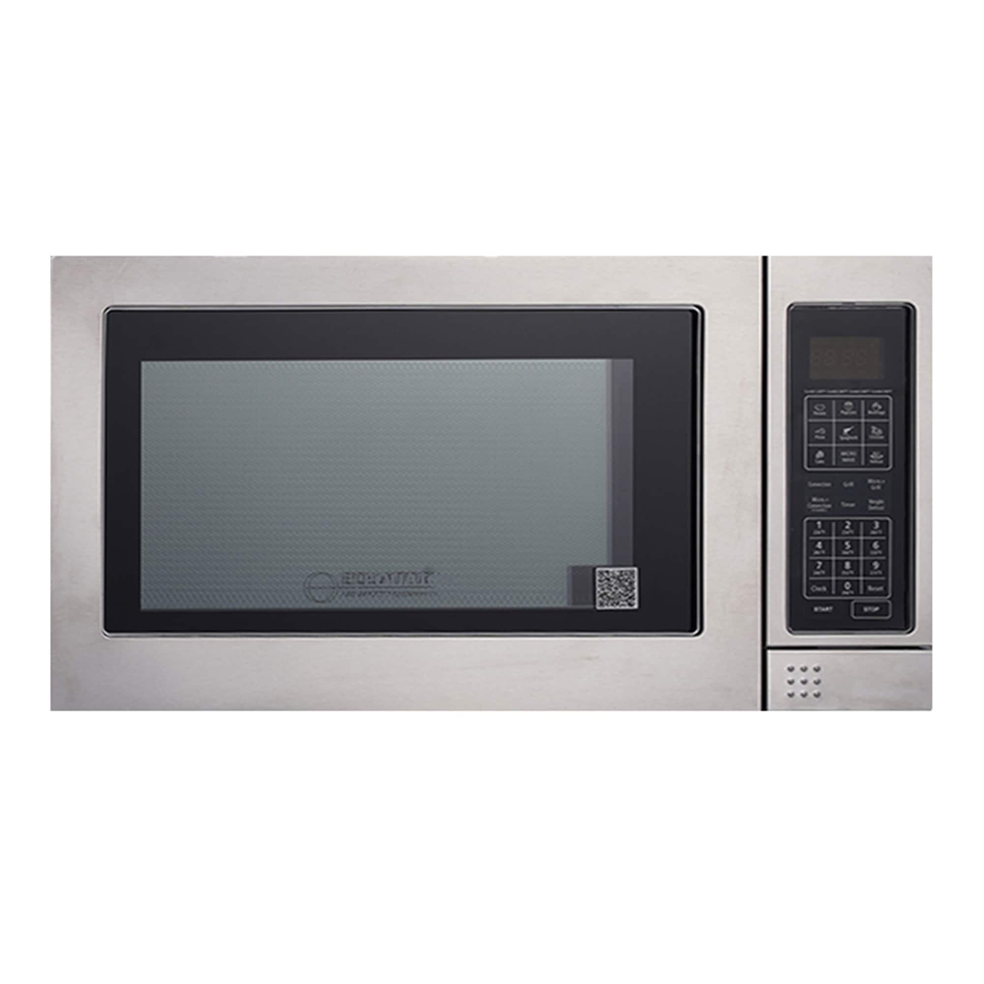 Horno Microondas de Convección y Parrilla Híbrido Avanzado Equator, 1.2 pies cúbicos, 1500 watts  de Potencia, Modelo CMO 1200 (Acero Inoxidable)