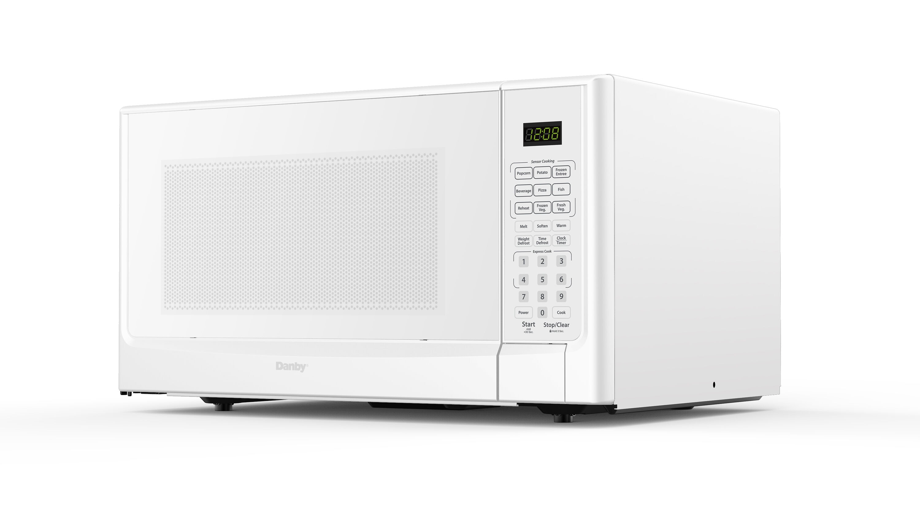 Horno de Microondas de 1.4 pies cúbicos, 1000 vatios, con Controles de Cocción Sensorial en Color Blanco para la Encimera