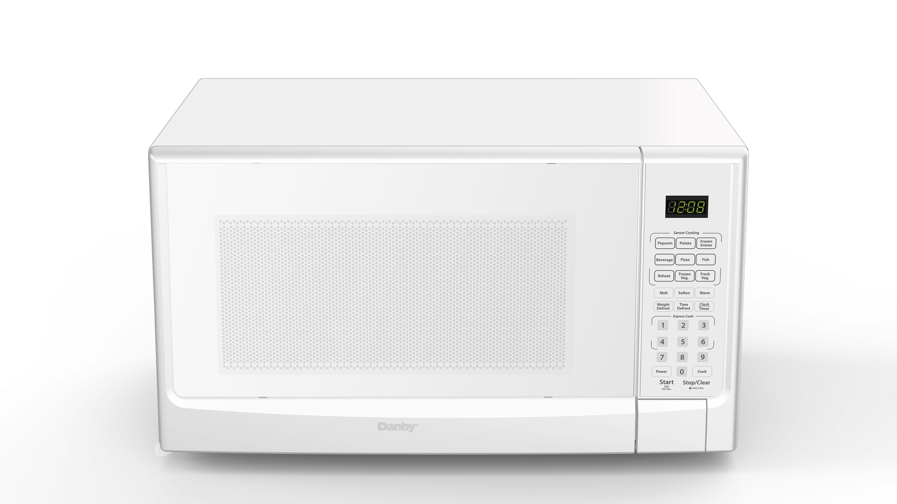Horno de Microondas de 1.4 pies cúbicos, 1000 vatios, con Controles de Cocción Sensorial en Color Blanco para la Encimera