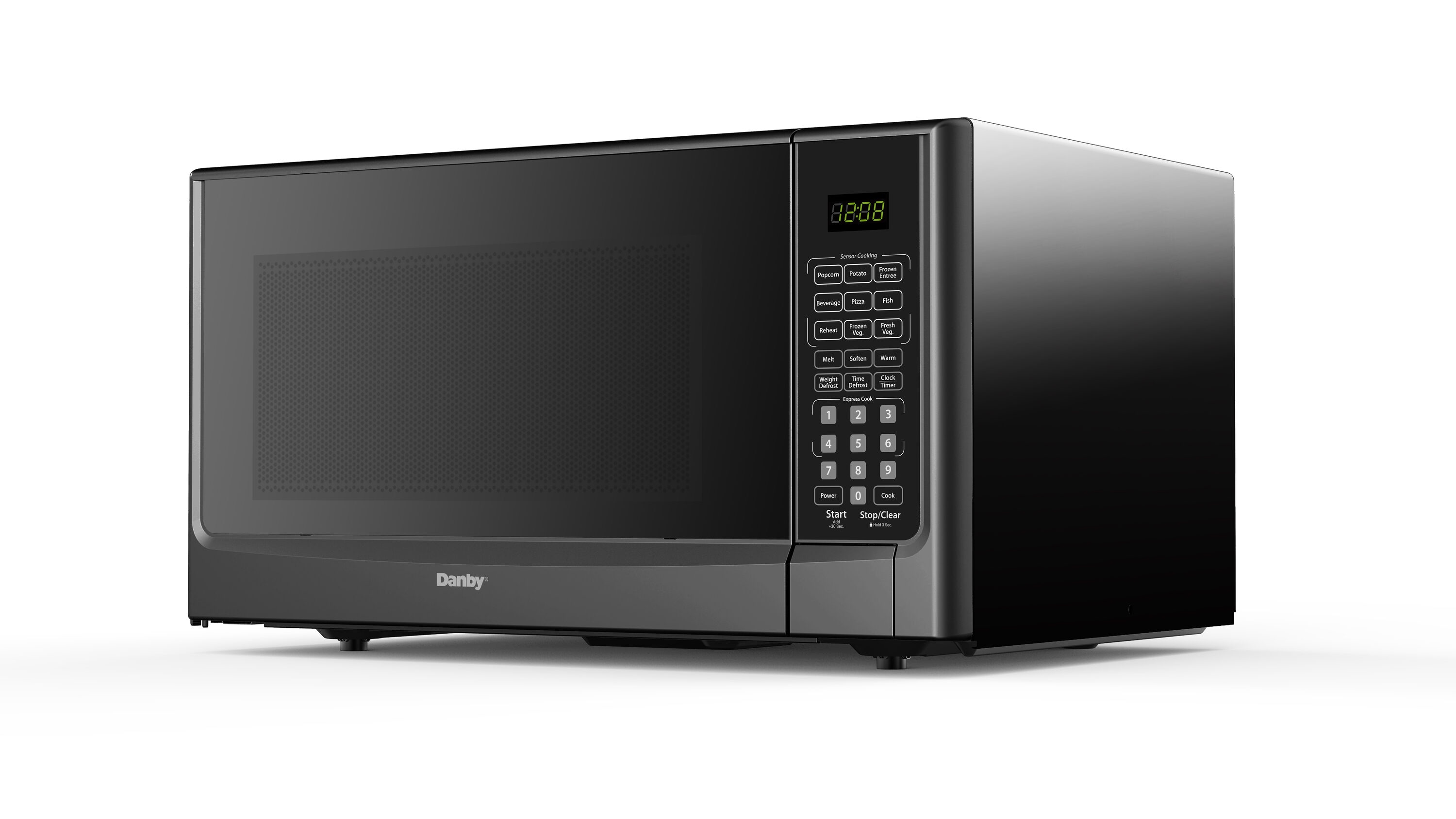 Microondas de Mesa Danby de 1.4 pies cúbicos y 1000 vatios con controles de cocción por sensor (negro)