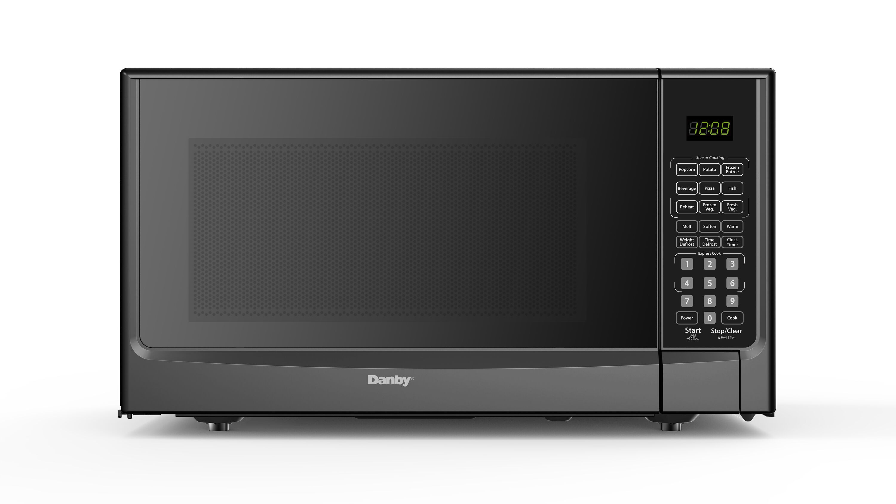 Microondas de Mesa Danby de 1.4 pies cúbicos y 1000 vatios con controles de cocción por sensor (negro)