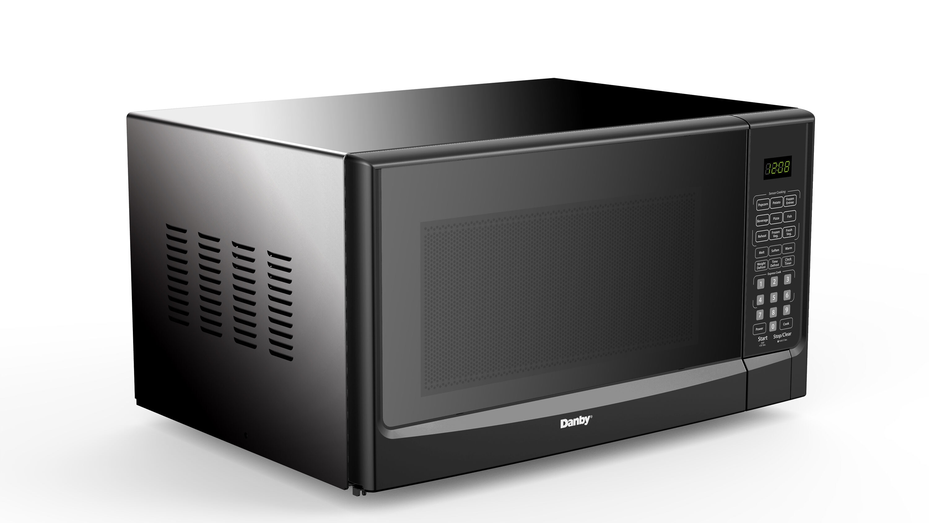 Microondas de Mesa Danby de 1.4 pies cúbicos y 1000 vatios con controles de cocción por sensor (negro)