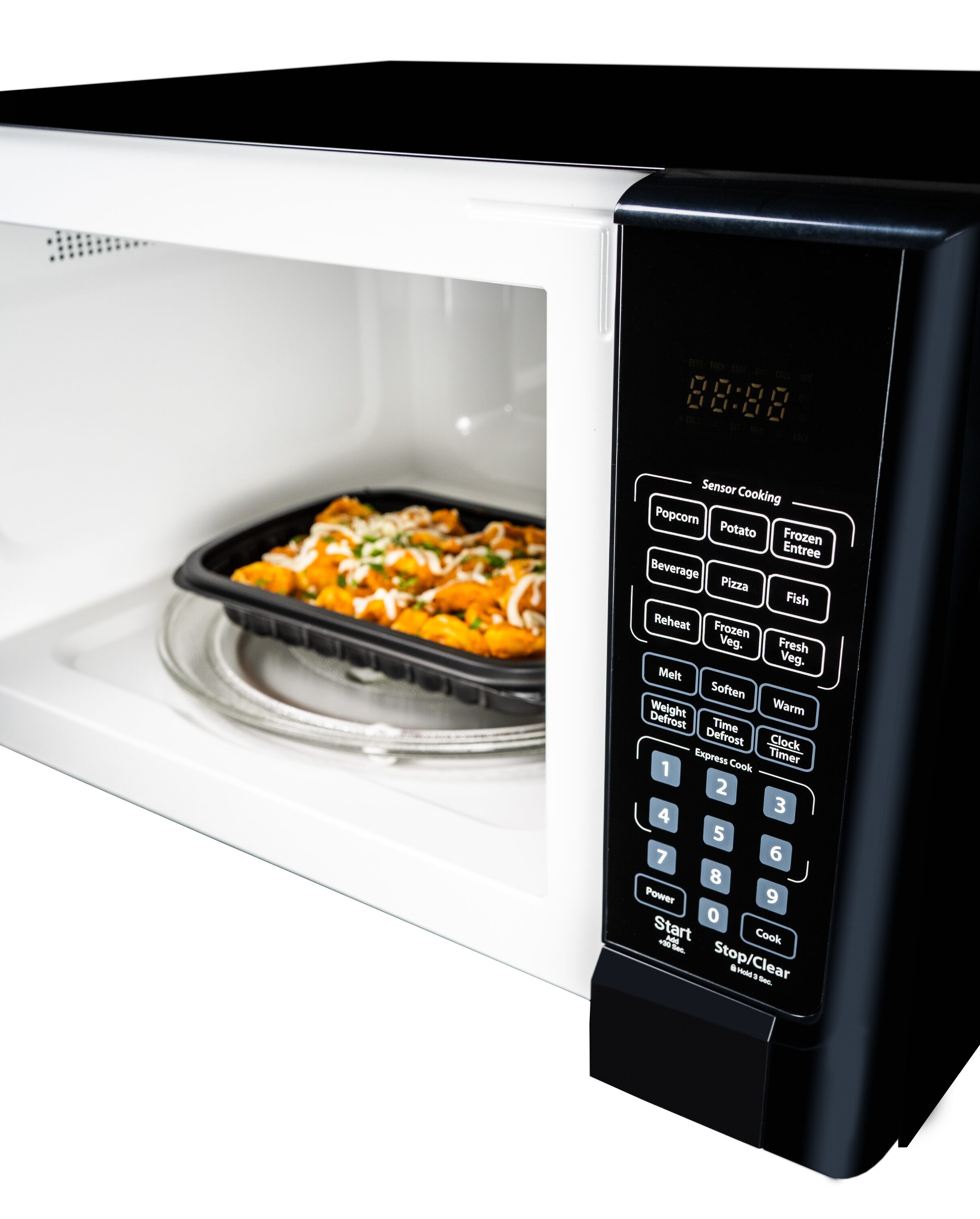 Microondas de Mesa Danby de 1.4 pies cúbicos y 1000 vatios con controles de cocción por sensor (negro)
