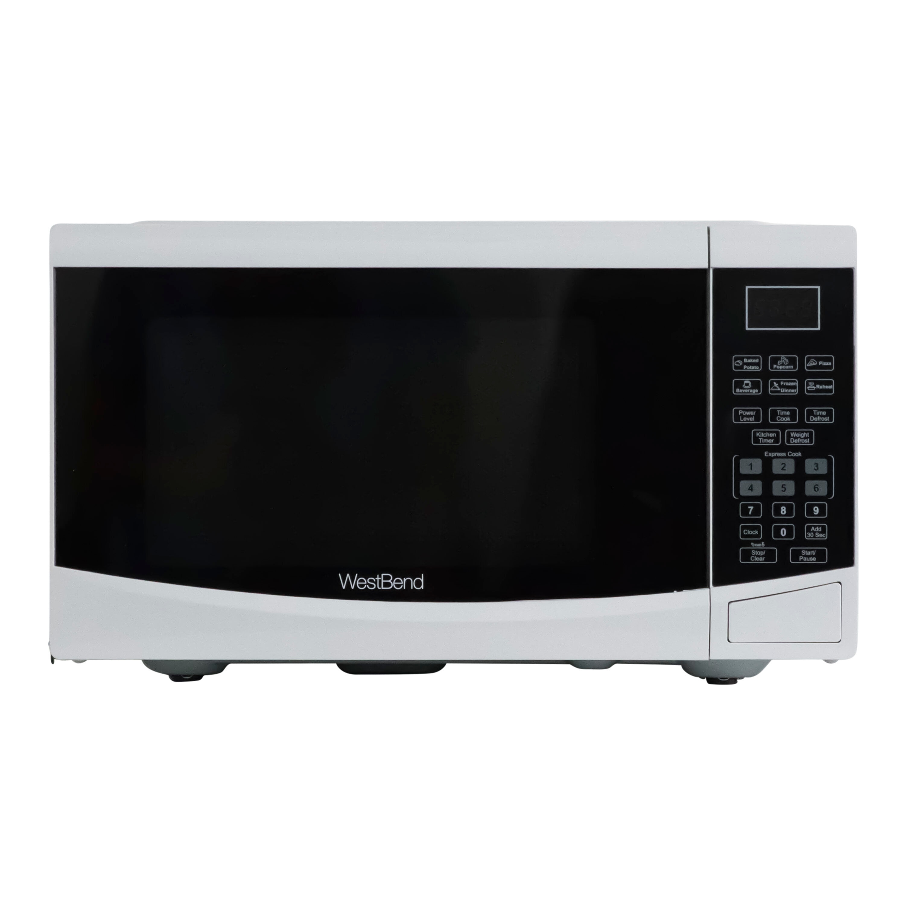 Horno de microondas de 0.9 pies cúbicos West Bend de 900 watts (Blanco)