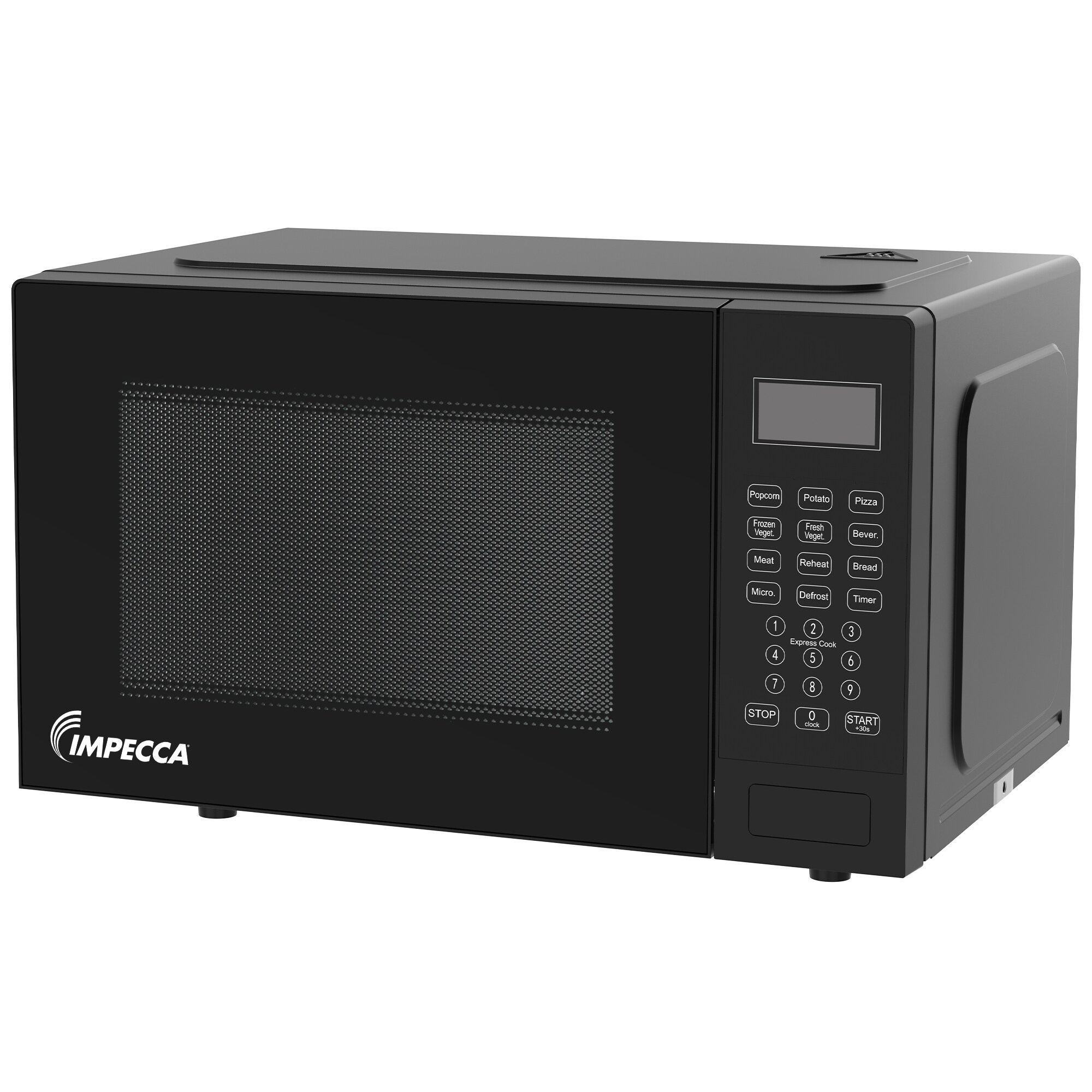 Horno de Microondas de Convección de Mesa de 0.9 pies cúbicos (Menos de 1.5 pies cúbicos) de 900 vatios (Negro) WCM0992K697 de Impecca