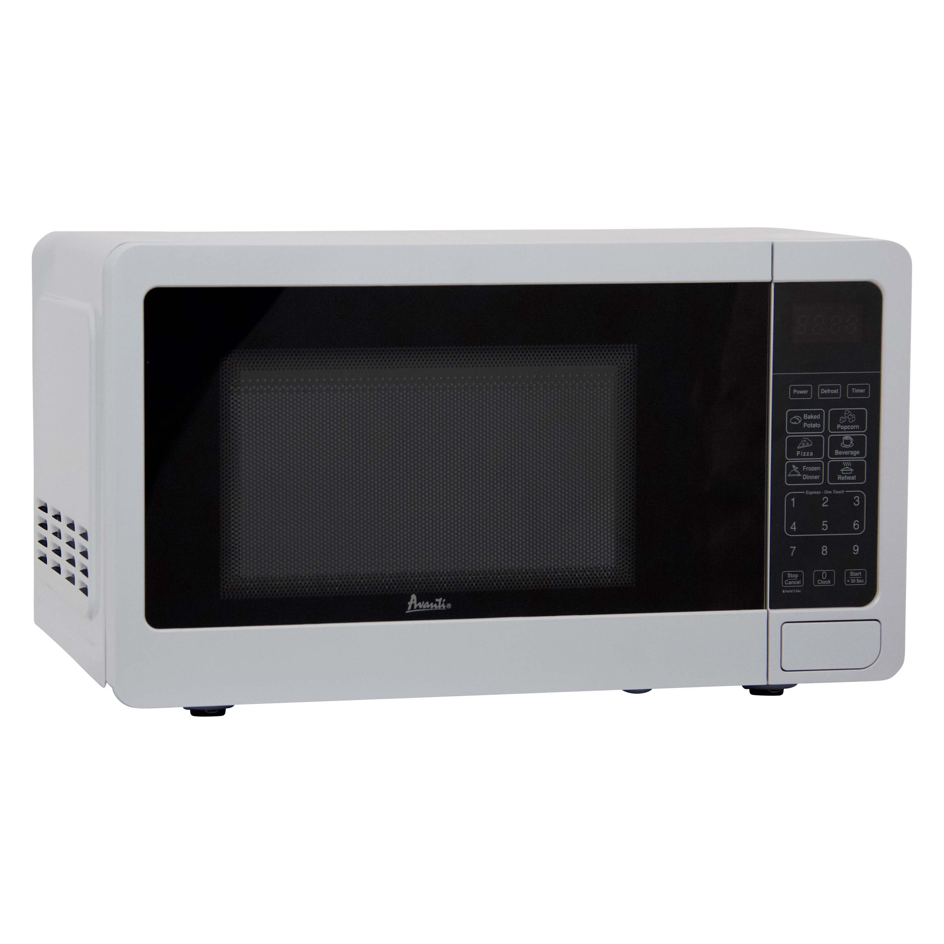 Microondas de encimera Avanti de 0.7 pies cúbicos (menos de 1.5 pies cúbicos), 700 vatios (blanco) MT7V0W