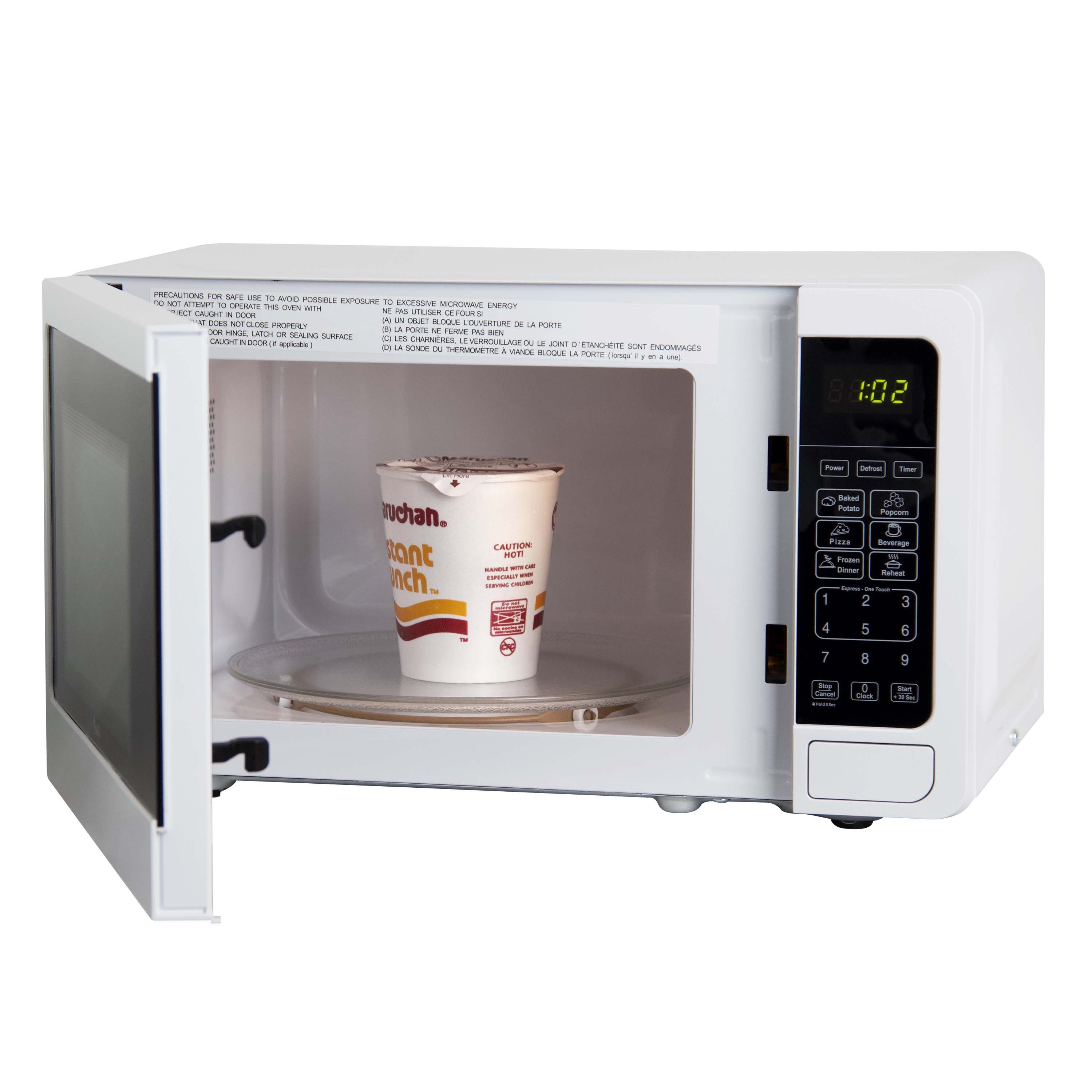 Microondas de encimera Avanti de 0.7 pies cúbicos (menos de 1.5 pies cúbicos), 700 vatios (blanco) MT7V0W