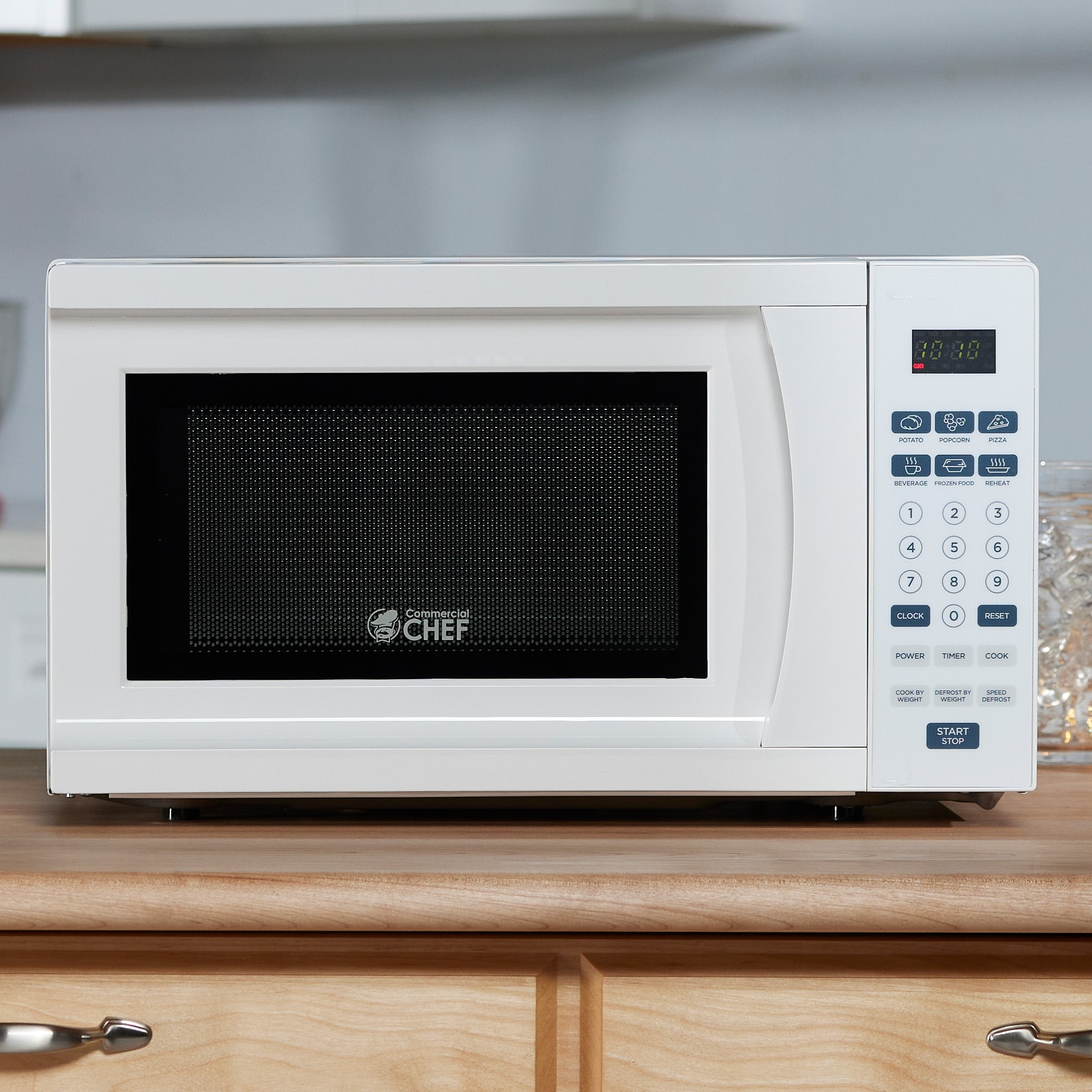 Microondas de Mostrador de 0.7 pies cúbicos (Menos de 1.5 pies cúbicos) y 700 vatios (Blanco) CHM770W