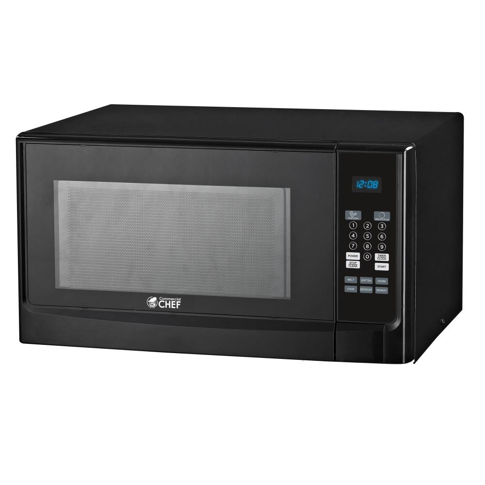 Microondas de Mostrador de 1.4 pies cúbicos y 1100 Watts en color Negro