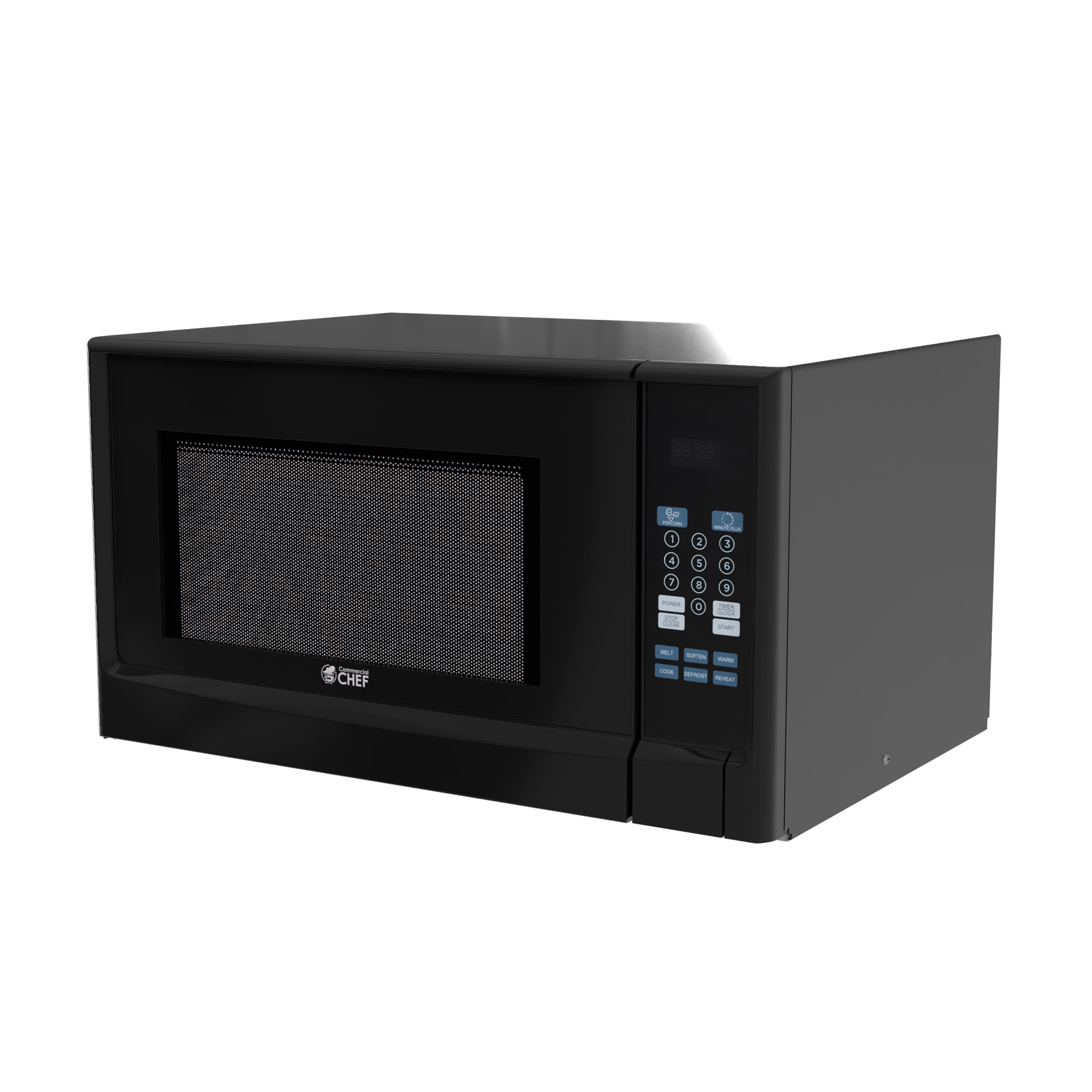 Microondas de Mostrador de 1.4 pies cúbicos y 1100 Watts en color Negro