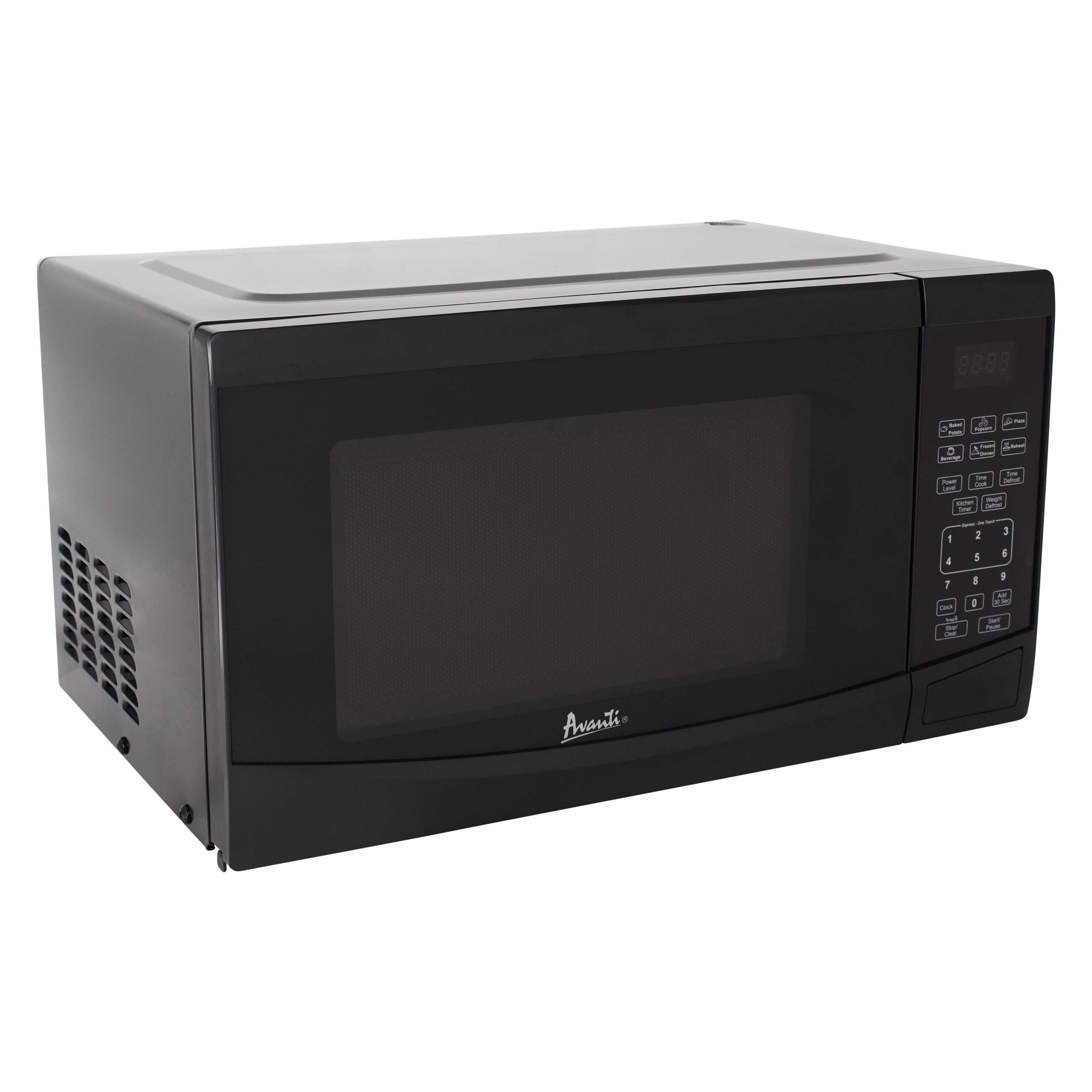 Microondas de mostrador Avanti de 0.9 pies cúbicos (menos de 1.5 pies cúbicos) de 900 watts (negro) MT09V1B