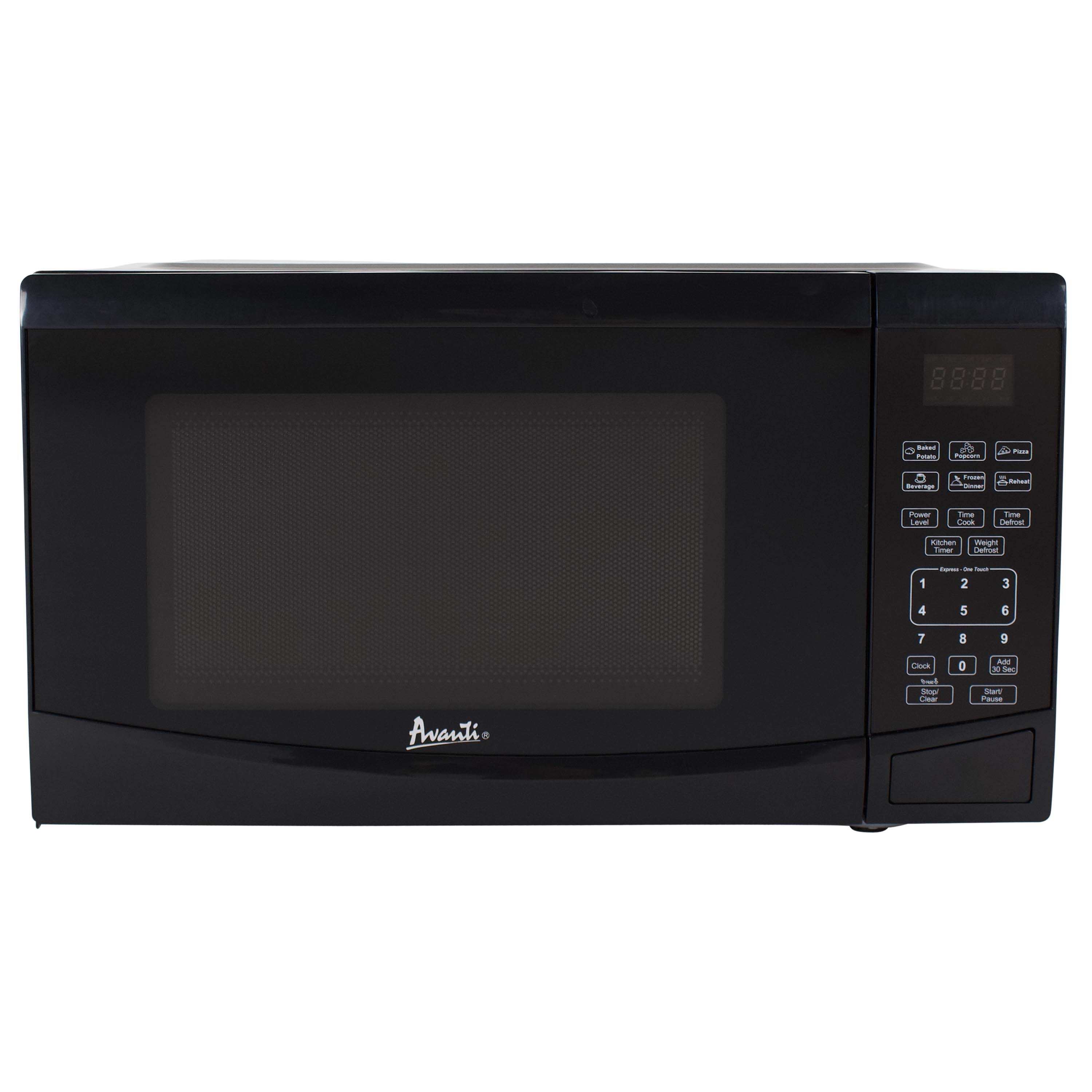 Microondas de mostrador Avanti de 0.9 pies cúbicos (menos de 1.5 pies cúbicos) de 900 watts (negro) MT09V1B
