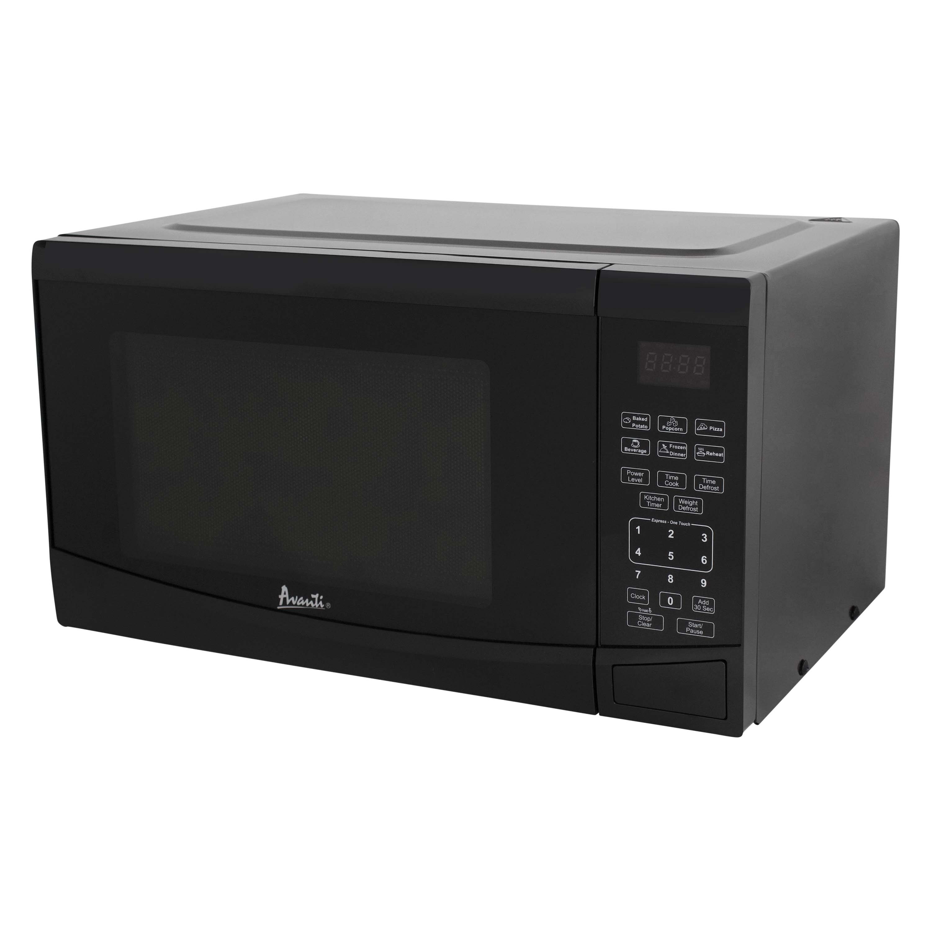 Microondas de mostrador Avanti de 0.9 pies cúbicos (menos de 1.5 pies cúbicos) de 900 watts (negro) MT09V1B