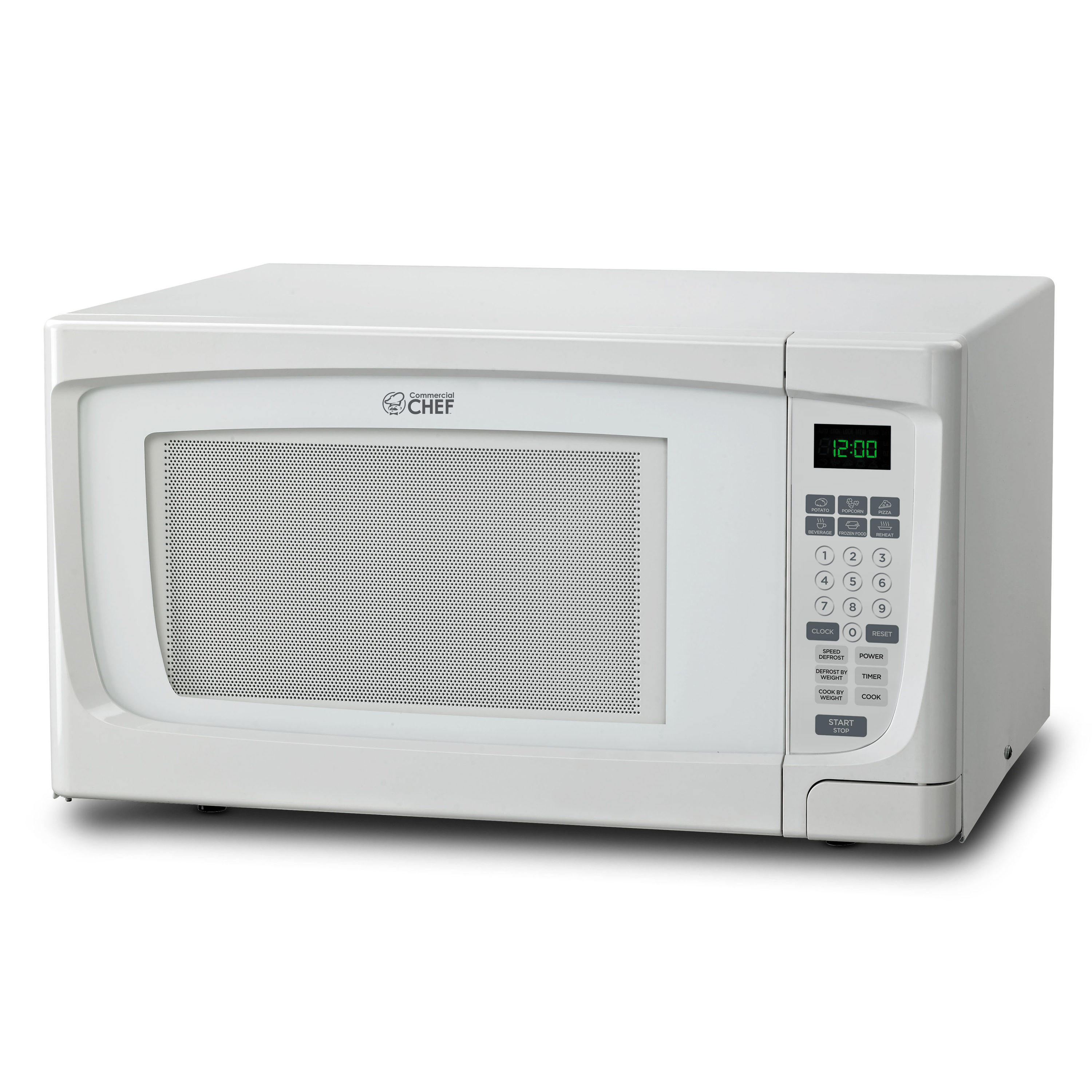 Microondas de 1.6 pies cúbicos (Mayor a 1.5 pies cúbicos) de 1000 vatios para encimera (Blanco) CHM16100W6C