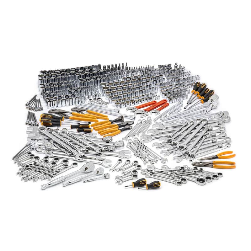 Juego de herramientas maestras para mecánicos GEARWRENCH de 1/4 pulg., 3/8 pulg. y 1/2 pulg. de accionamiento (579 piezas) - 89059