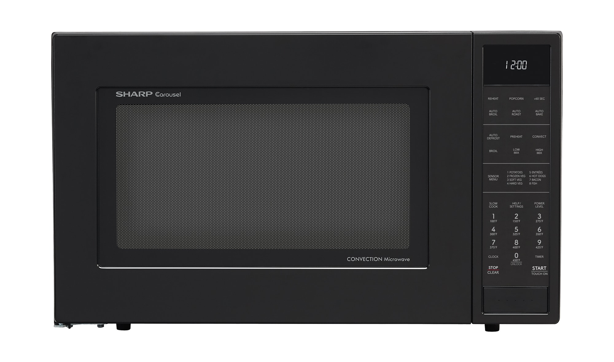 Microondas de Convección de Mostrador con Controles de Cocción con Sensor de 900 Watts y 1.5 pies cúbicos (Negro)