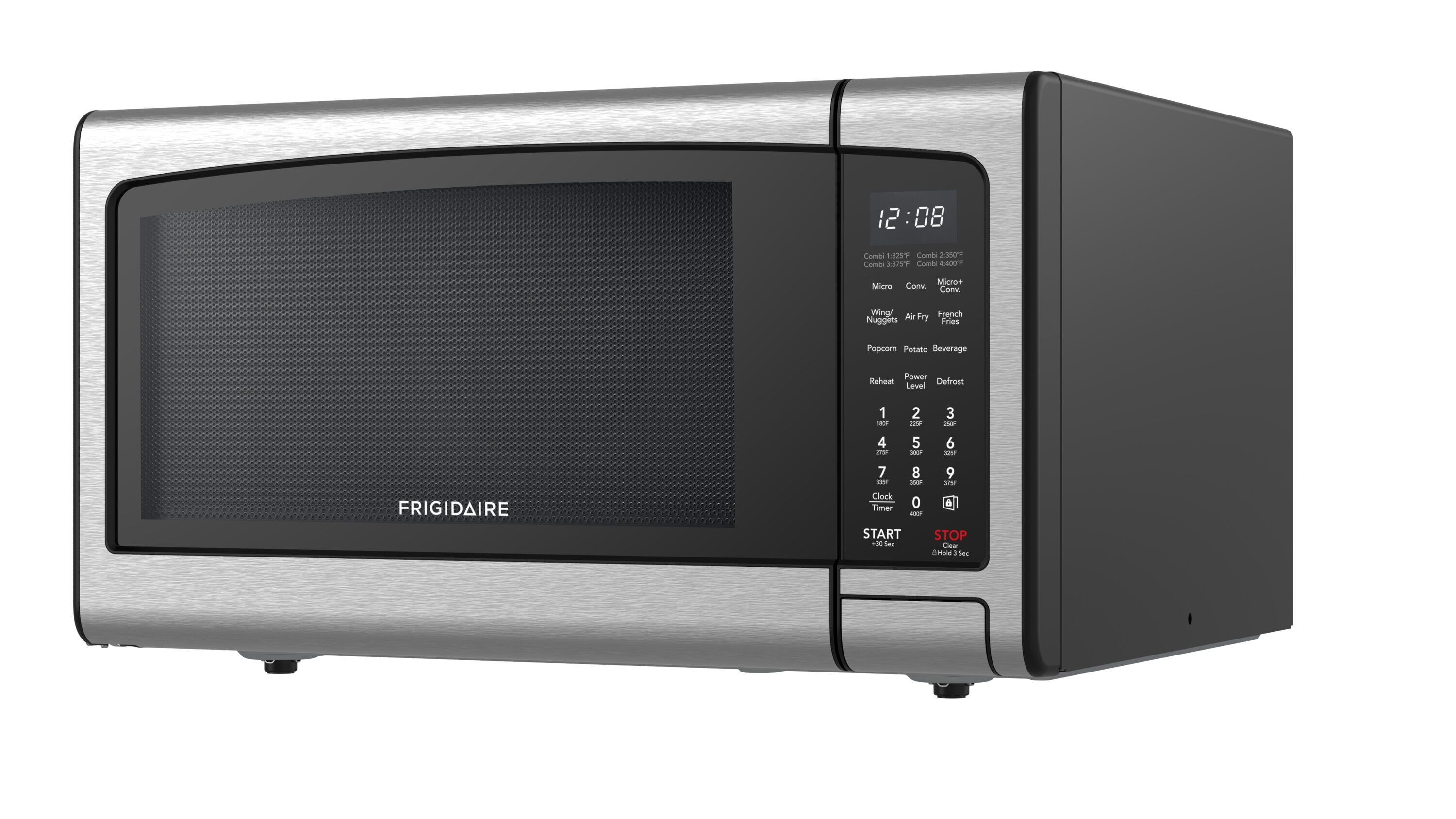 Horno de Microondas de Mostrador de Acero Inoxidable de 1.1 pies cúbicos a 1500 vatios de Potencia de Frigidaire