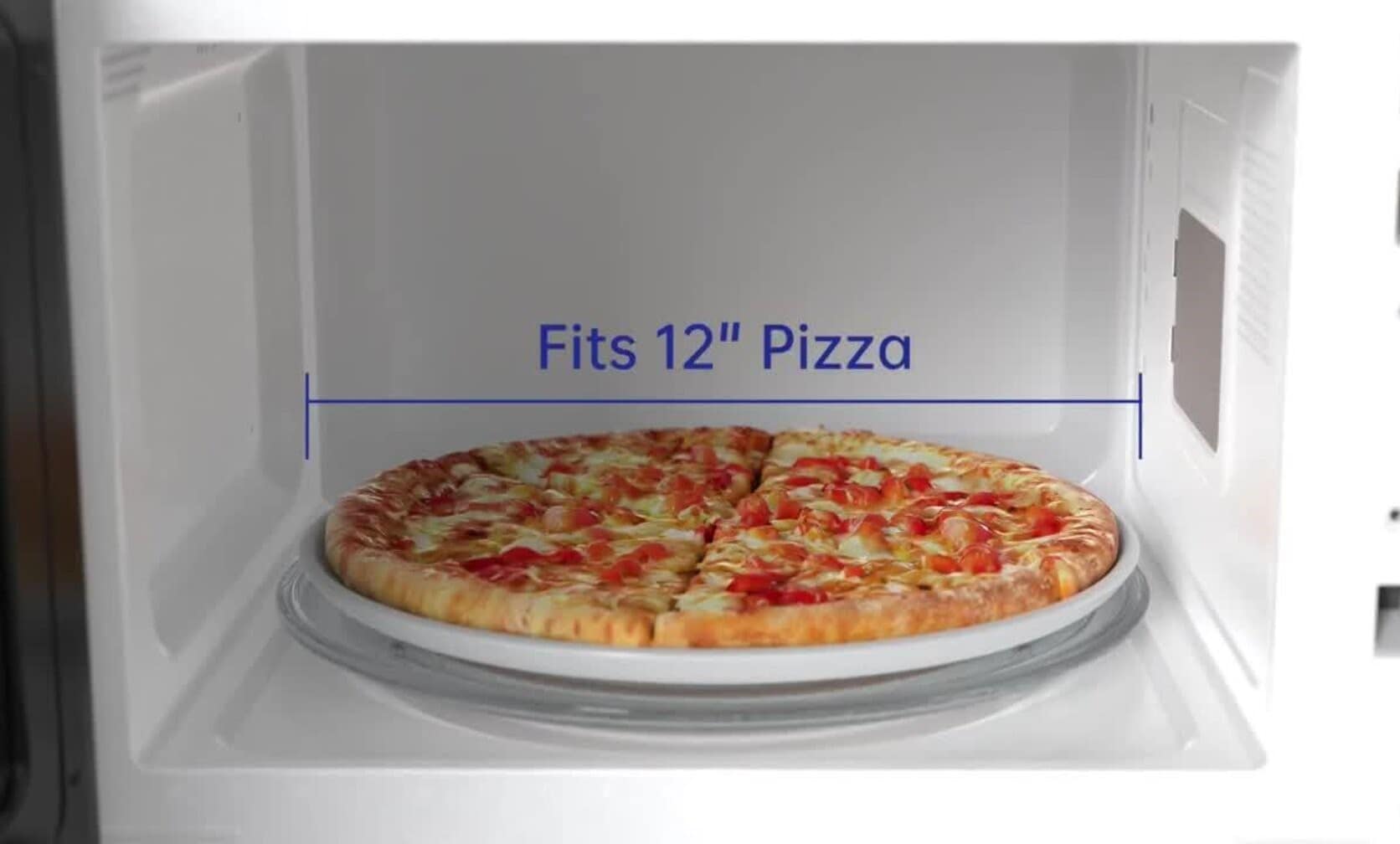 Horno de Microondas de Mostrador de 1.1 pies cúbicos y 1000 Watts (Blanco) MW1101W