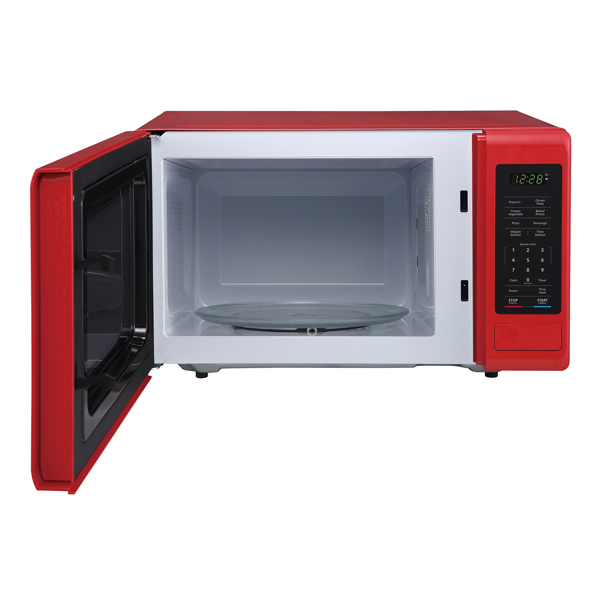 Microondas de Encimera Color Rojo de 0.9 pies cúbicos de Magic Chef