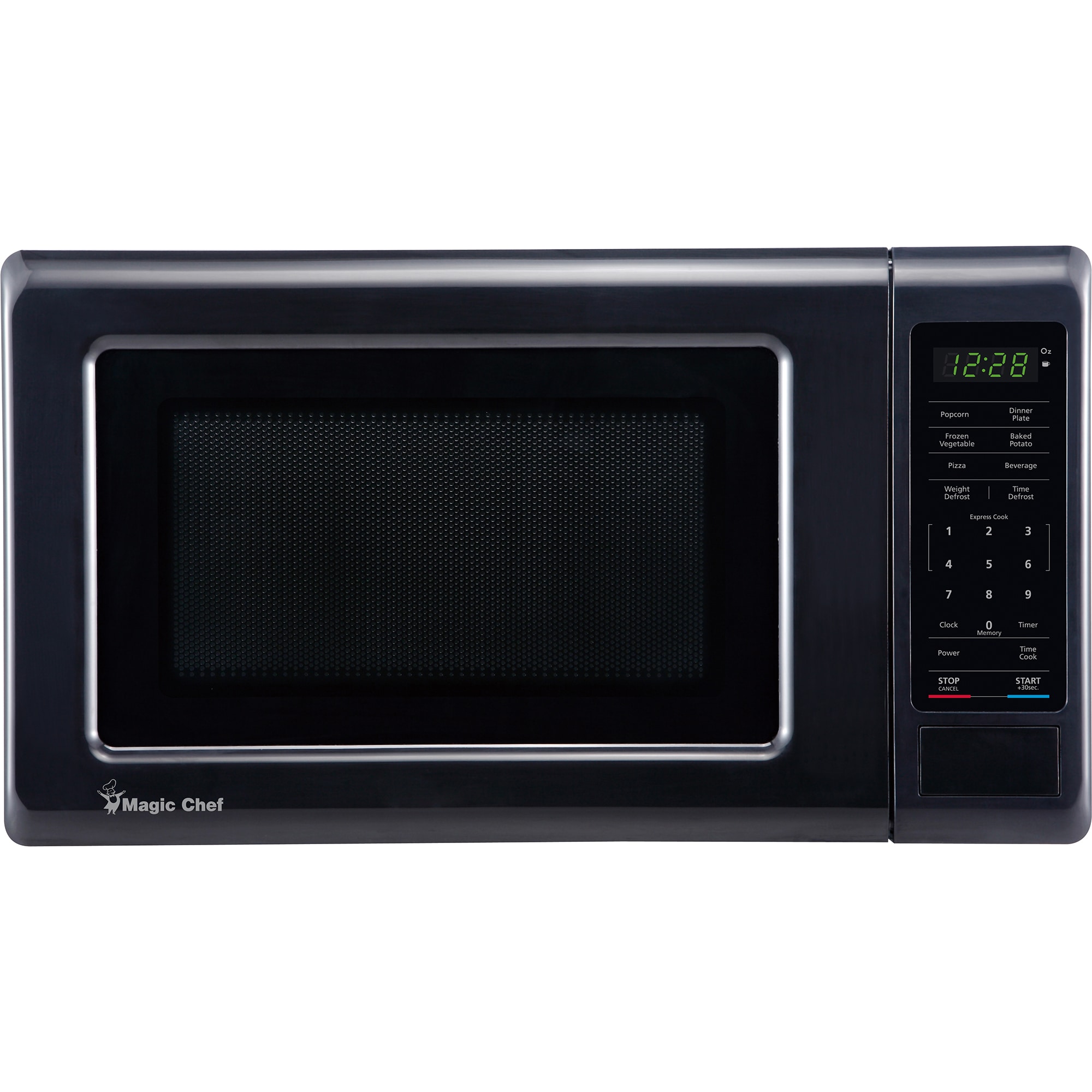 Horno de Microondas de Mostrador de 0.7 pies cúbicos de Magic Chef (Negro)