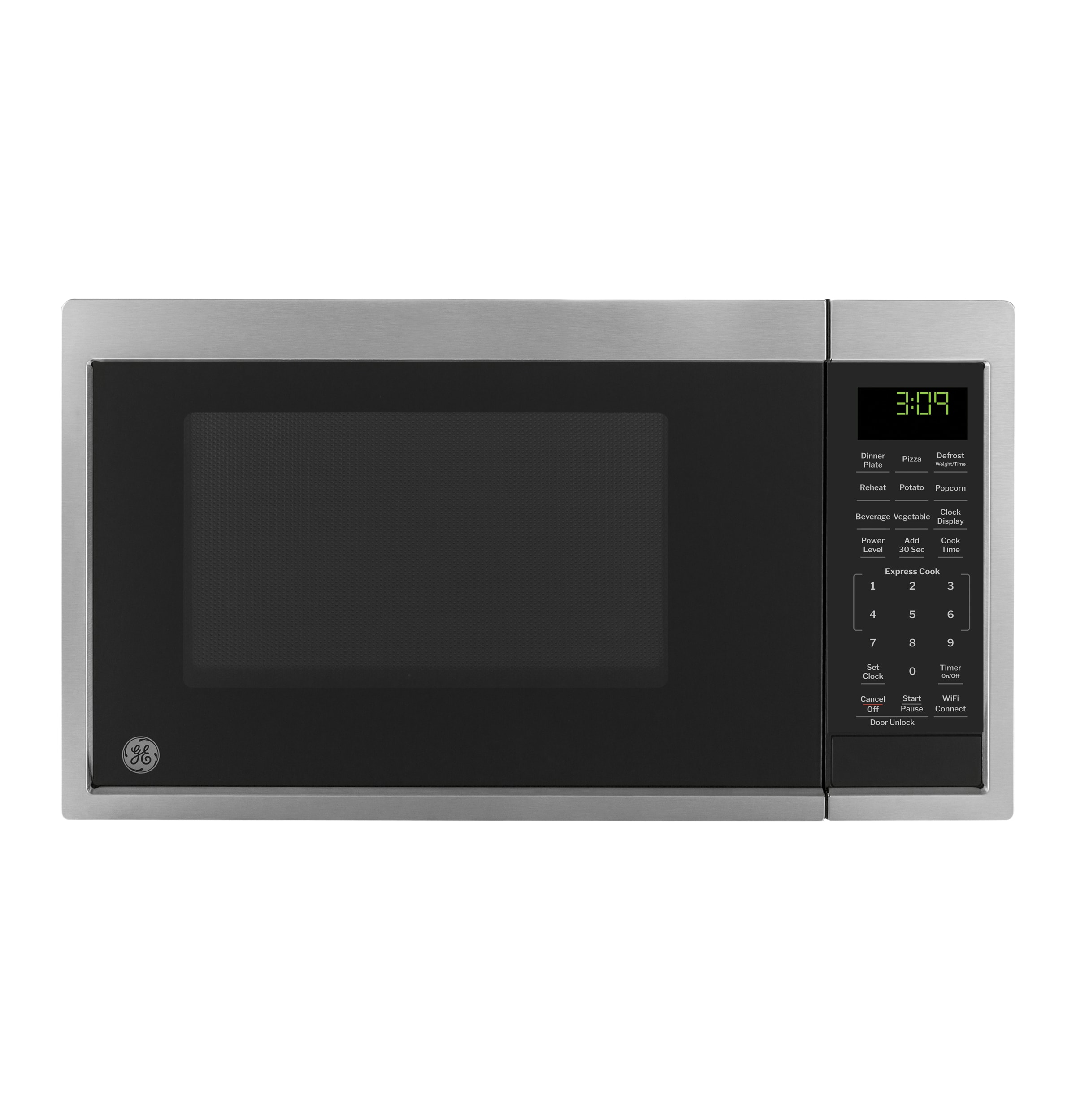 Horno de Microondas de Encimera de 0.9 pies cúbicos (Menos de 1.5 pies cúbicos) de Acero Inoxidable de 900 watts de potencia.