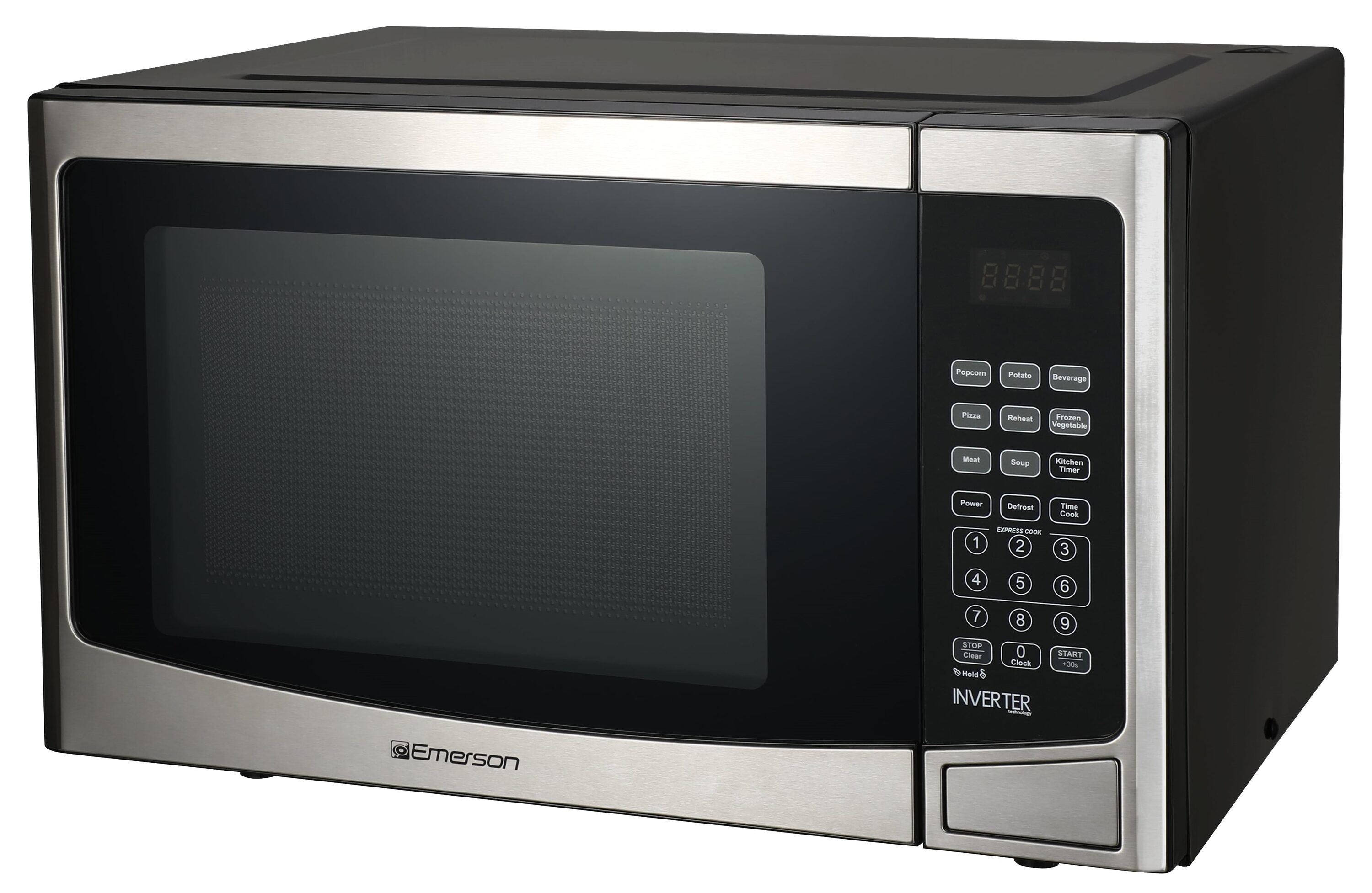 Horno de Microondas de 1.2 pies cúbicos de Emerson 1000 vatios de Potencia (Acero Inoxidable) MWI1212SS