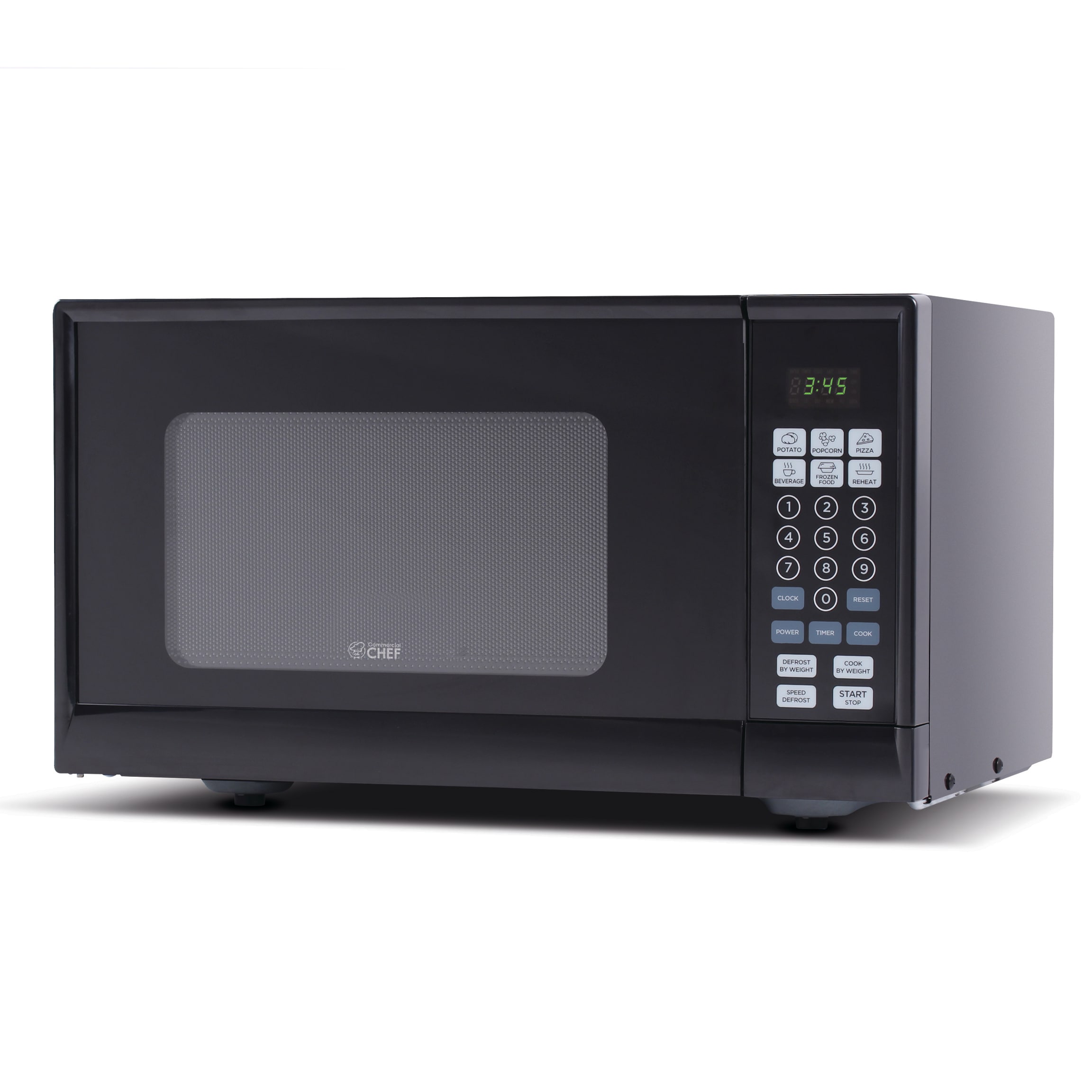 Horno de Microondas de Encimera de 0.9 pies cúbicos (Menos de 1.5 pies cúbicos) de 900 Watts (Negro)