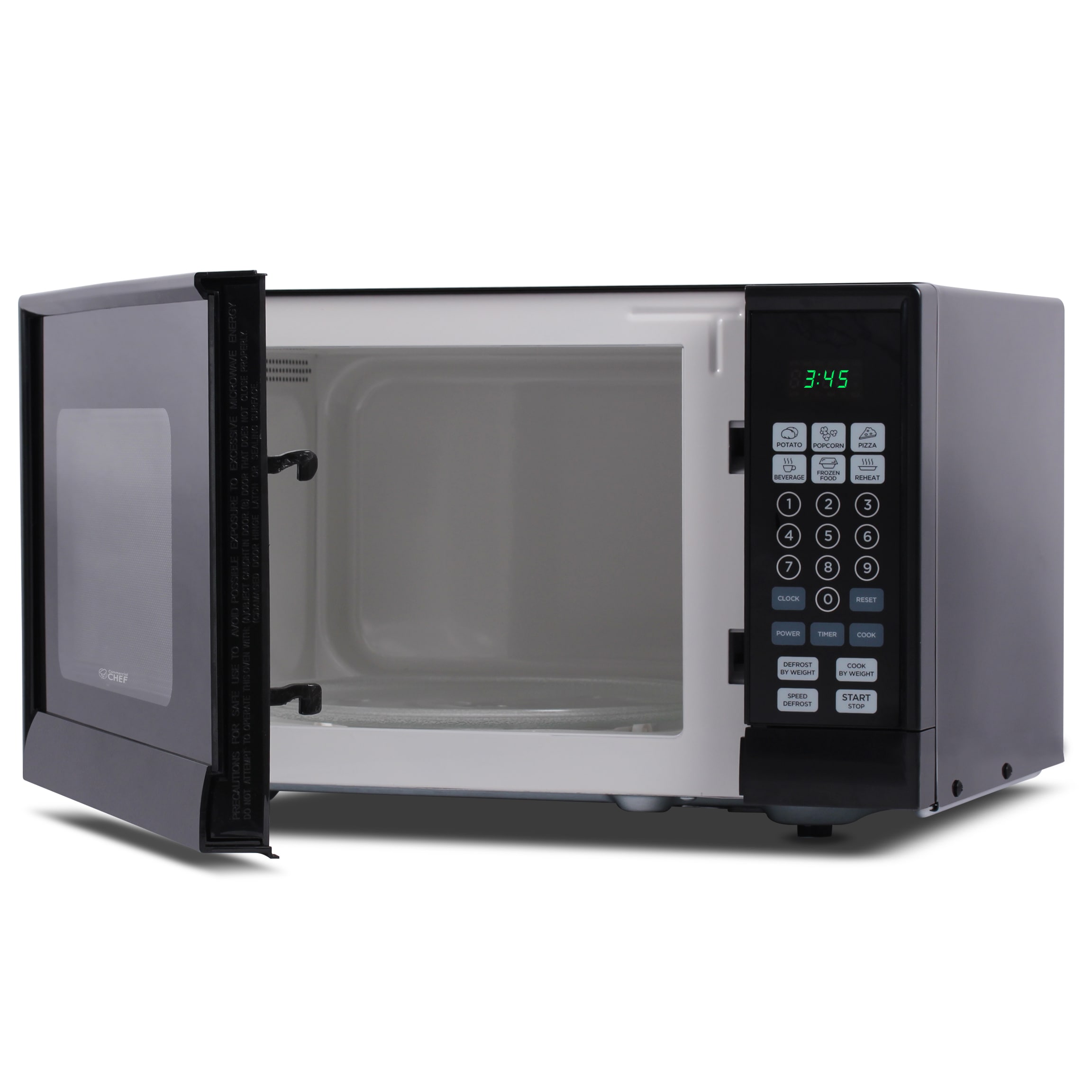 Horno de Microondas de Encimera de 0.9 pies cúbicos (Menos de 1.5 pies cúbicos) de 900 Watts (Negro)
