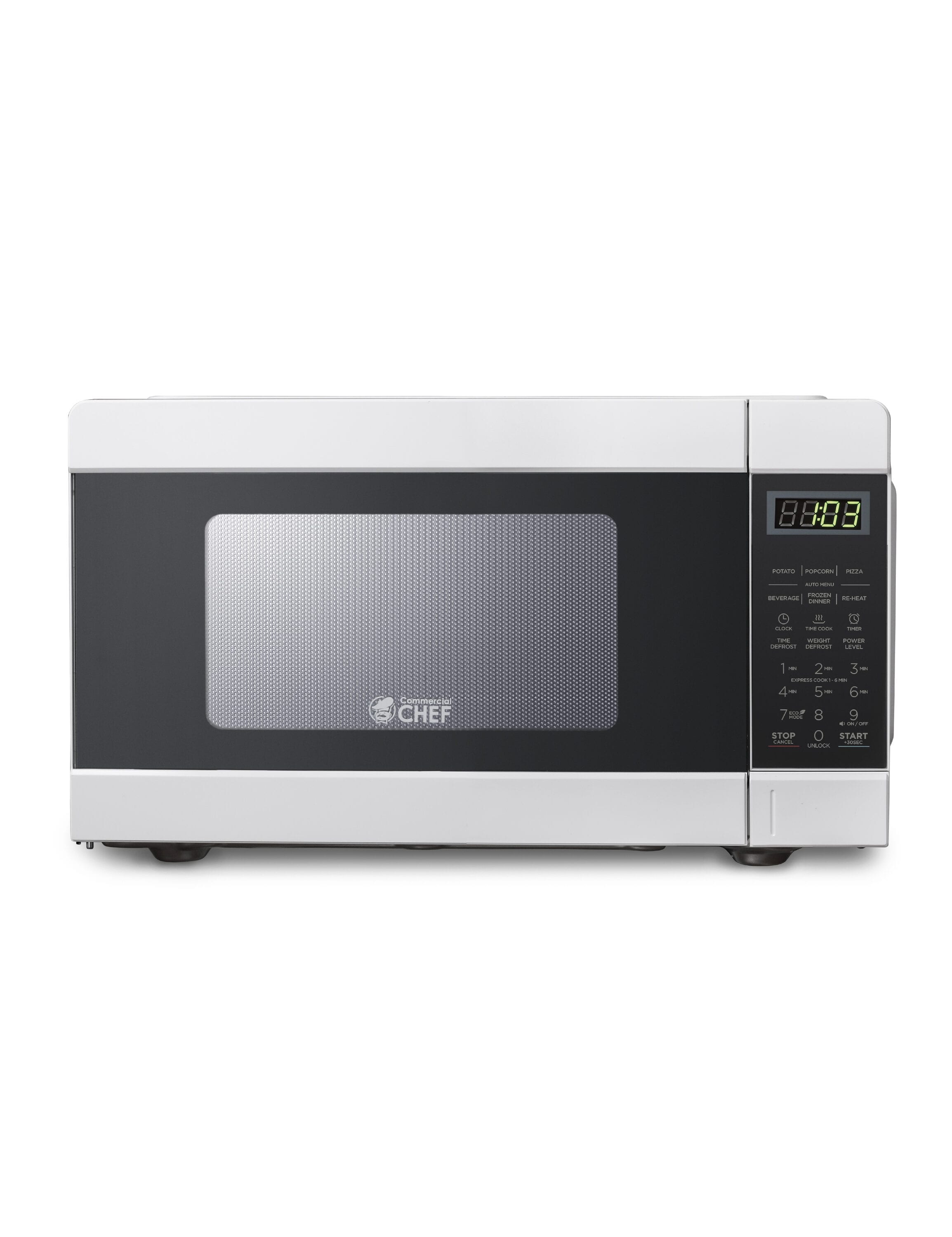 Horno de Microondas de Encimera de 0.9 pies cúbicos (Menos de 1.5 pies cúbicos) y 900 Watts (Blanco) CHM990W