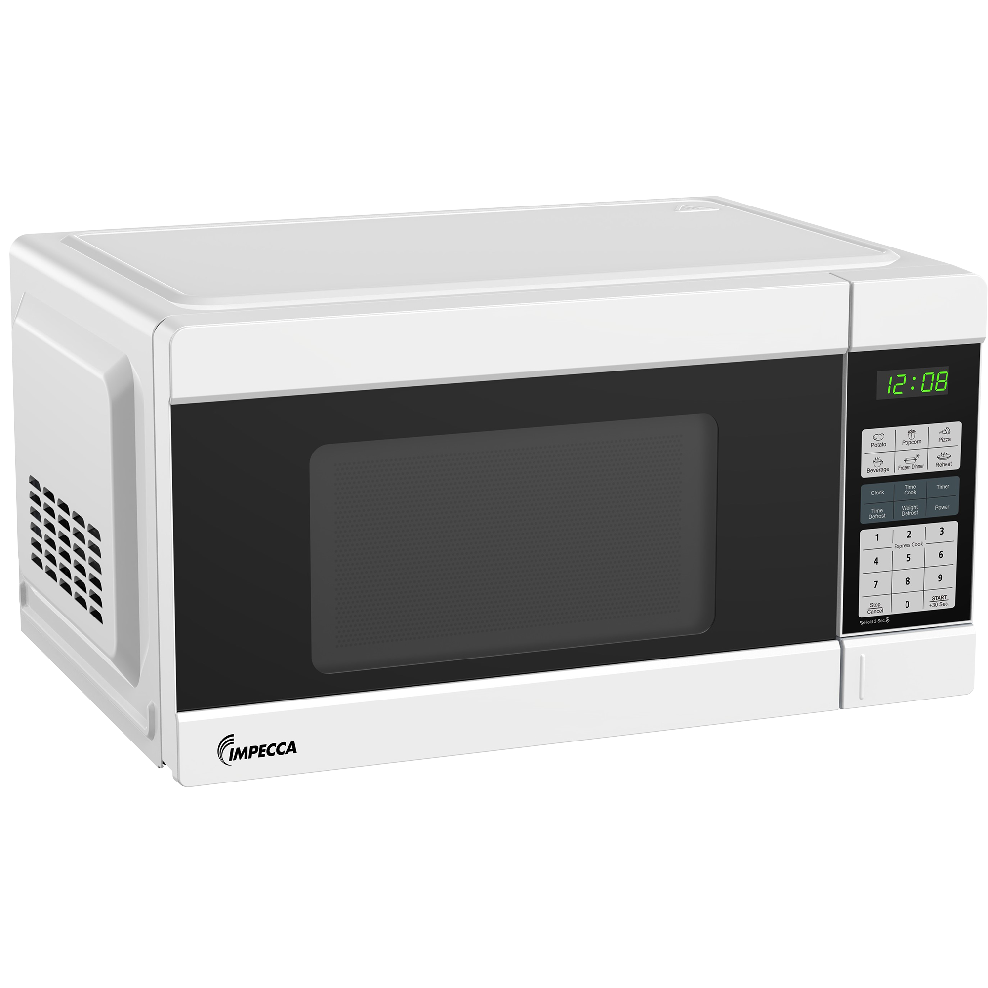 Horno de microondas de 1.1 pies cúbicos y 1000 vatios de potencia media para encimera (blanco)