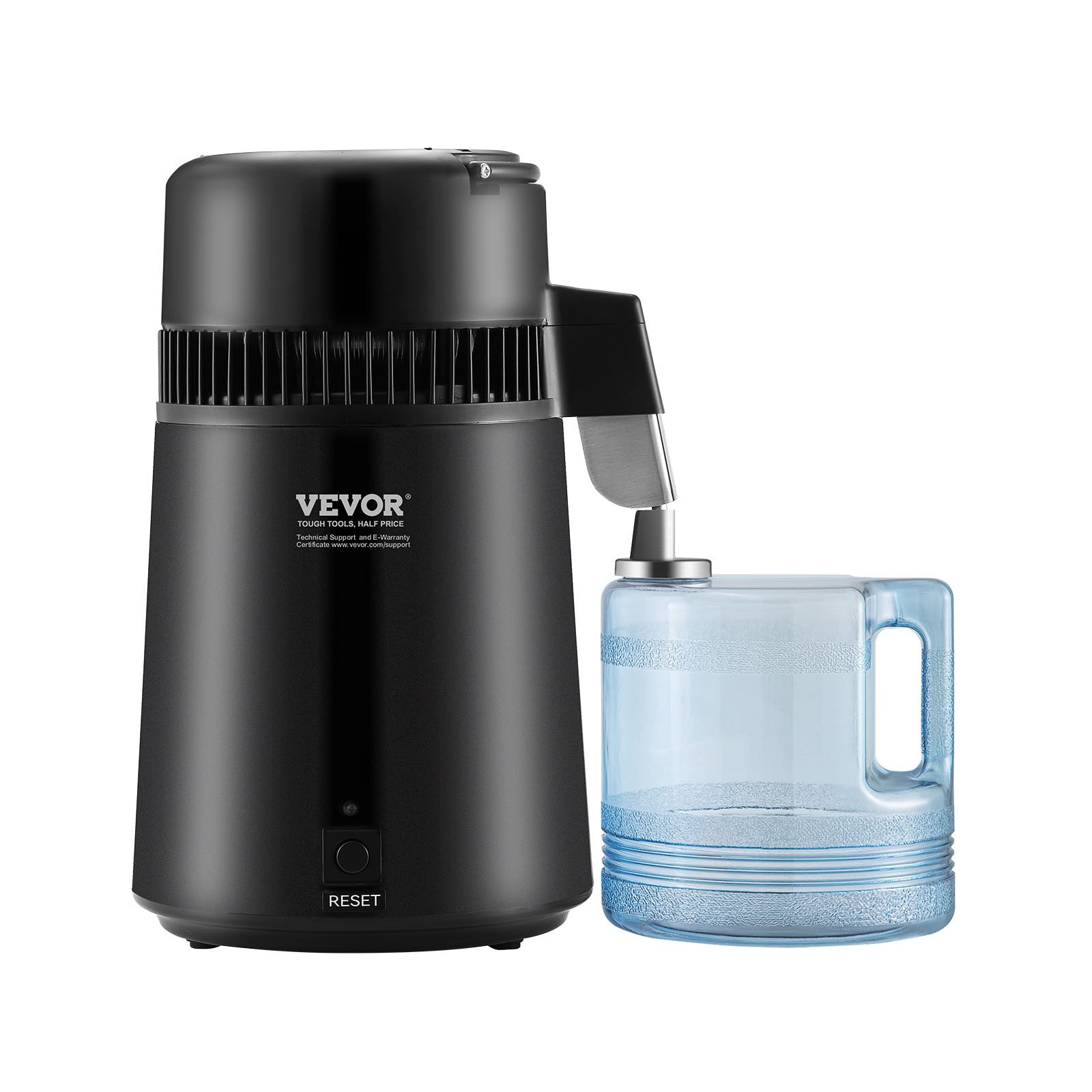 Destilador de agua eléctrico negro de 750 W y 6.3 Gal/D de la marca VEVOR