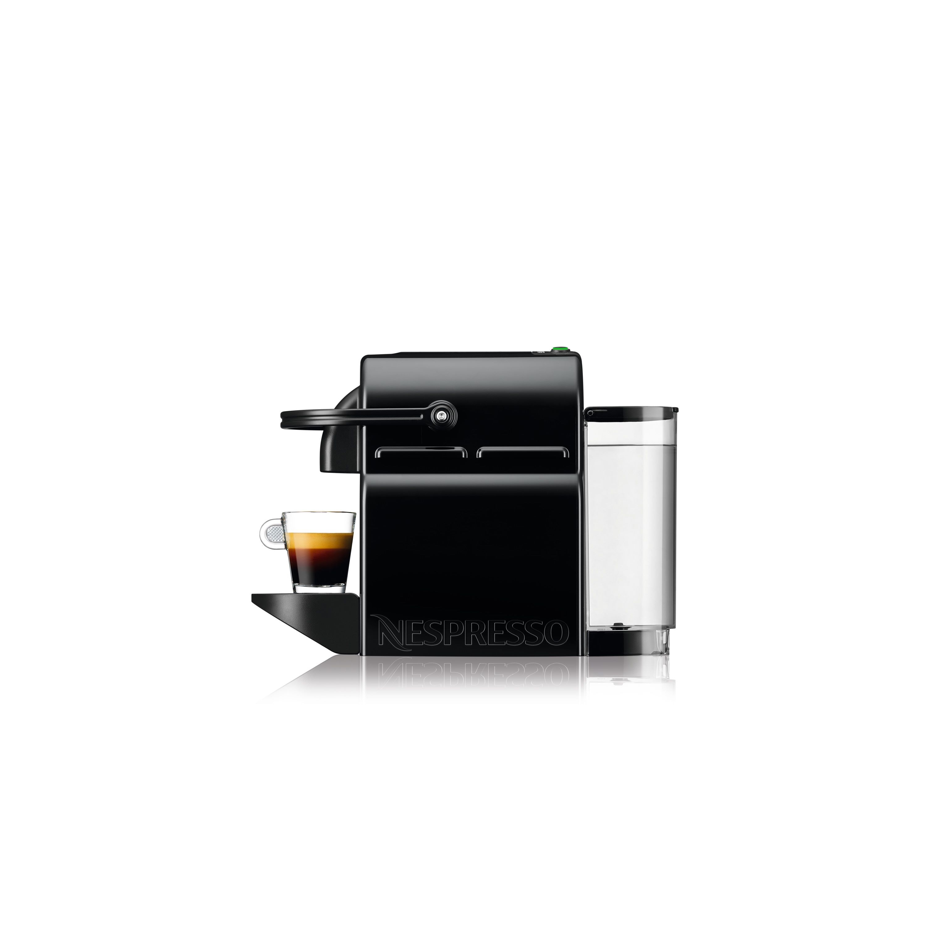 Cafetera Nespresso Inissia con Aeroccino y Bandeja para Goteo (Negro)