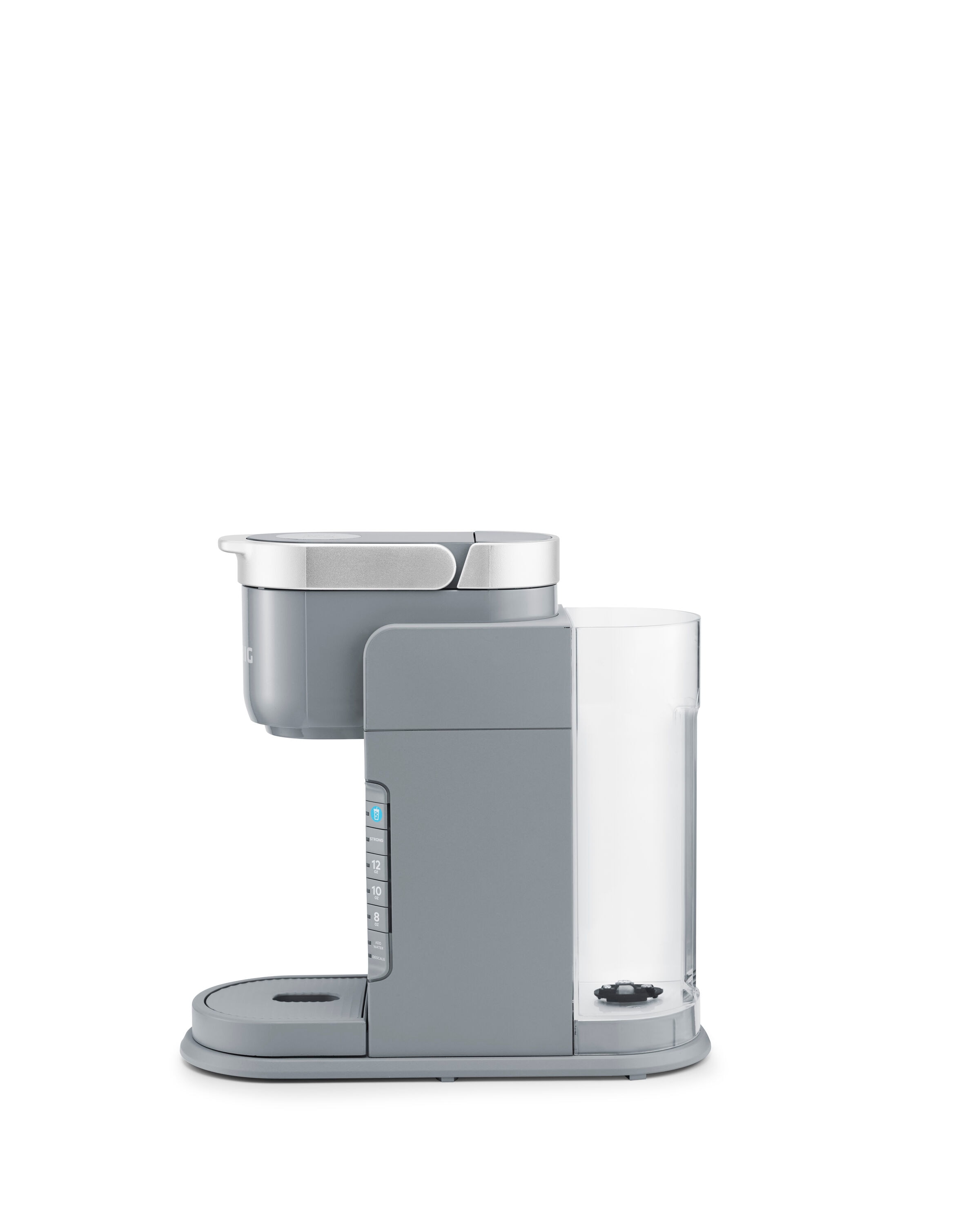Cafetera Keurig K-Iced de un solo servicio con depósito de agua de 5 tazas (Gris)