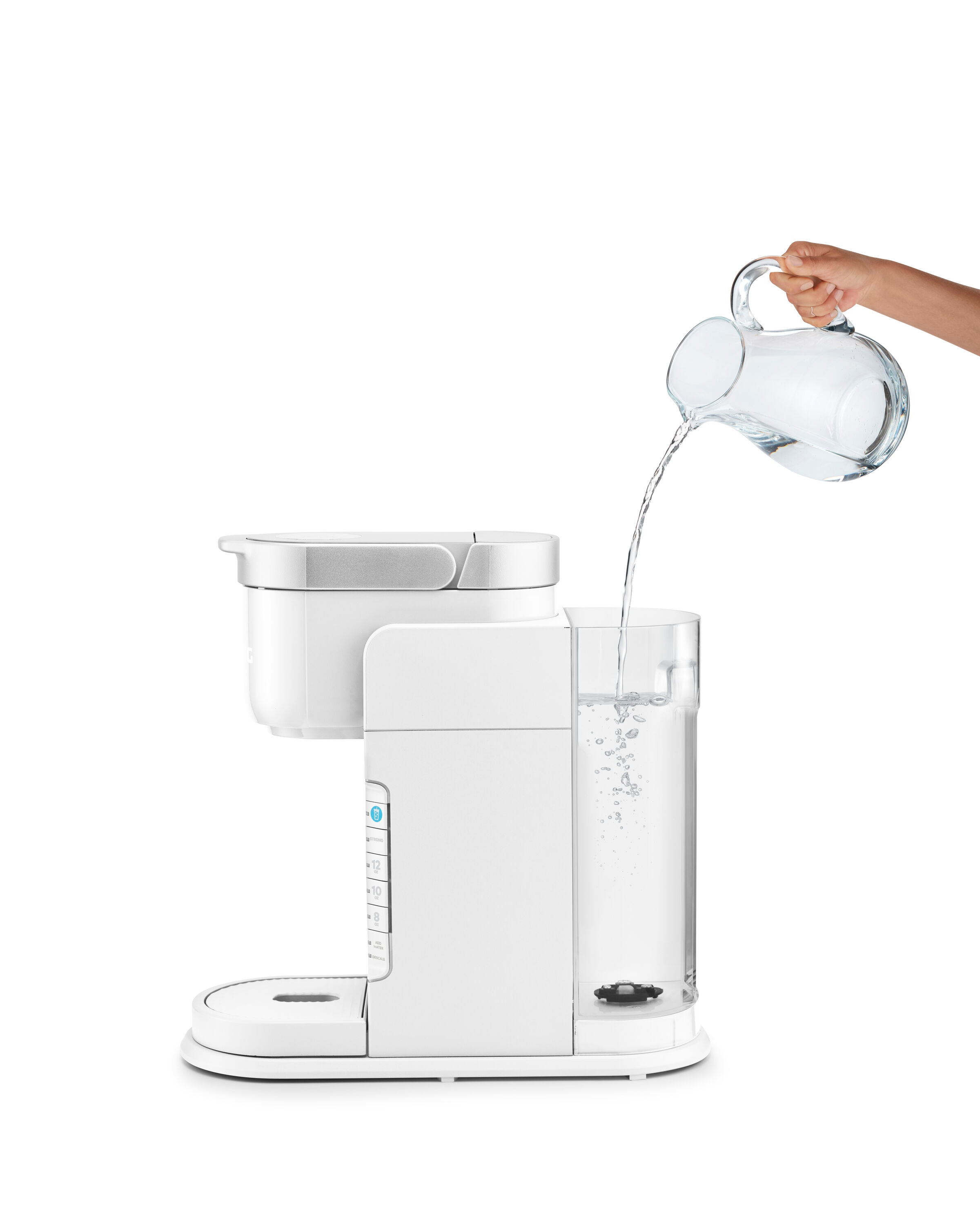 Cafetera de un solo servicio Keurig K-Iced Brewer con depósito de agua de 5 tazas (Blanco) 5000374055