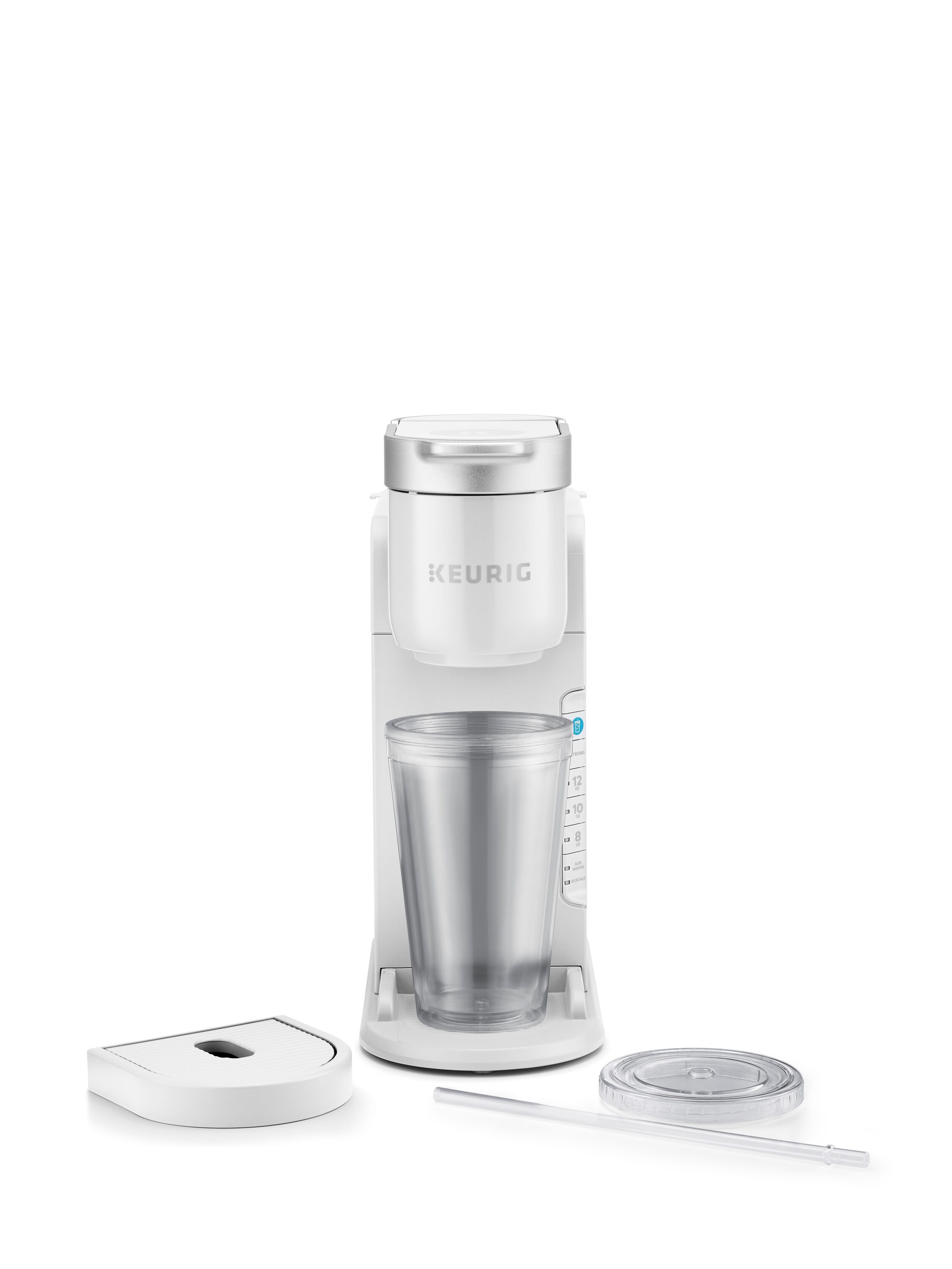 Cafetera de un solo servicio Keurig K-Iced Brewer con depósito de agua de 5 tazas (Blanco) 5000374055