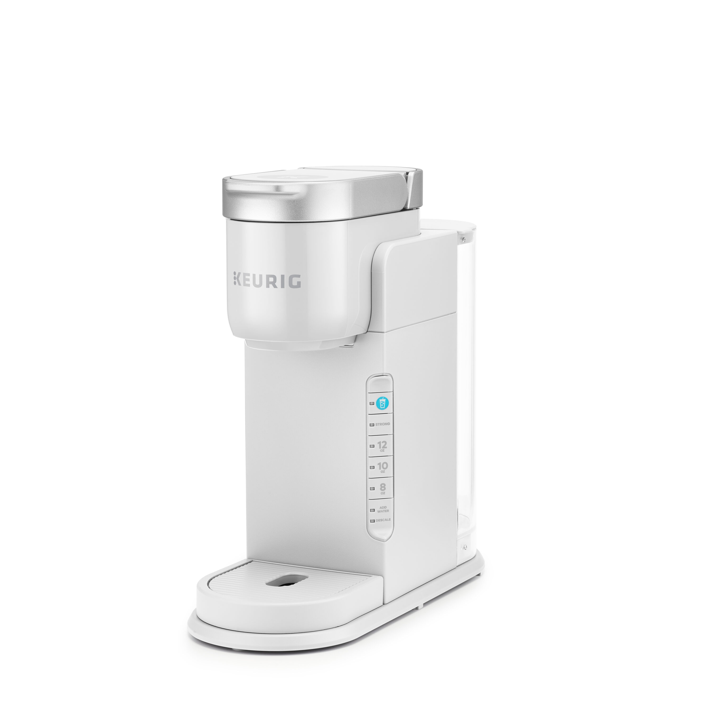 Cafetera de un solo servicio Keurig K-Iced Brewer con depósito de agua de 5 tazas (Blanco) 5000374055