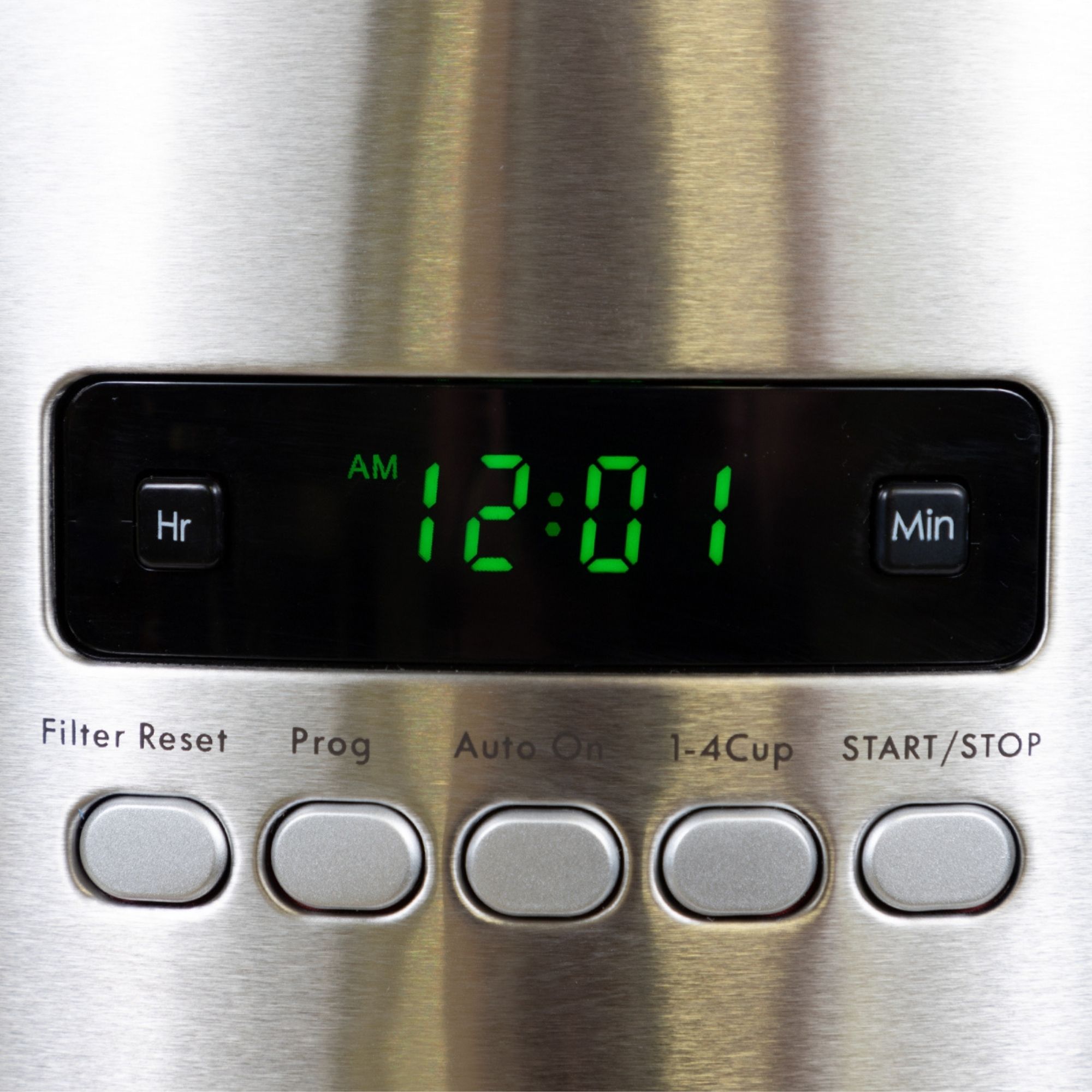 Cafetera de goteo residencial programable de 12 tazas con apagado automático (acero inoxidable y rojo) KKCM12R