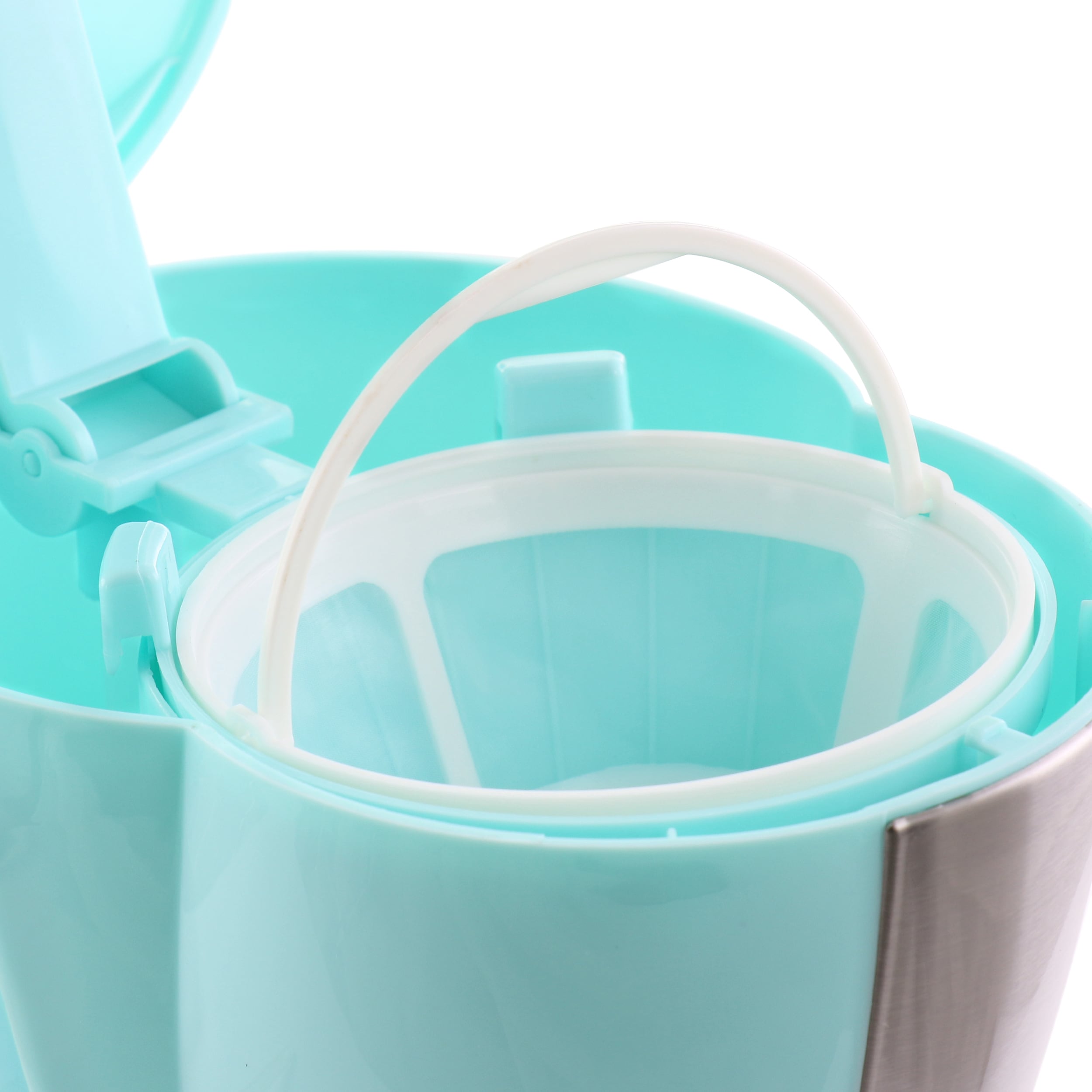Cafetera eléctrica de goteo para 4 tazas con Apagado Automático (Azul)