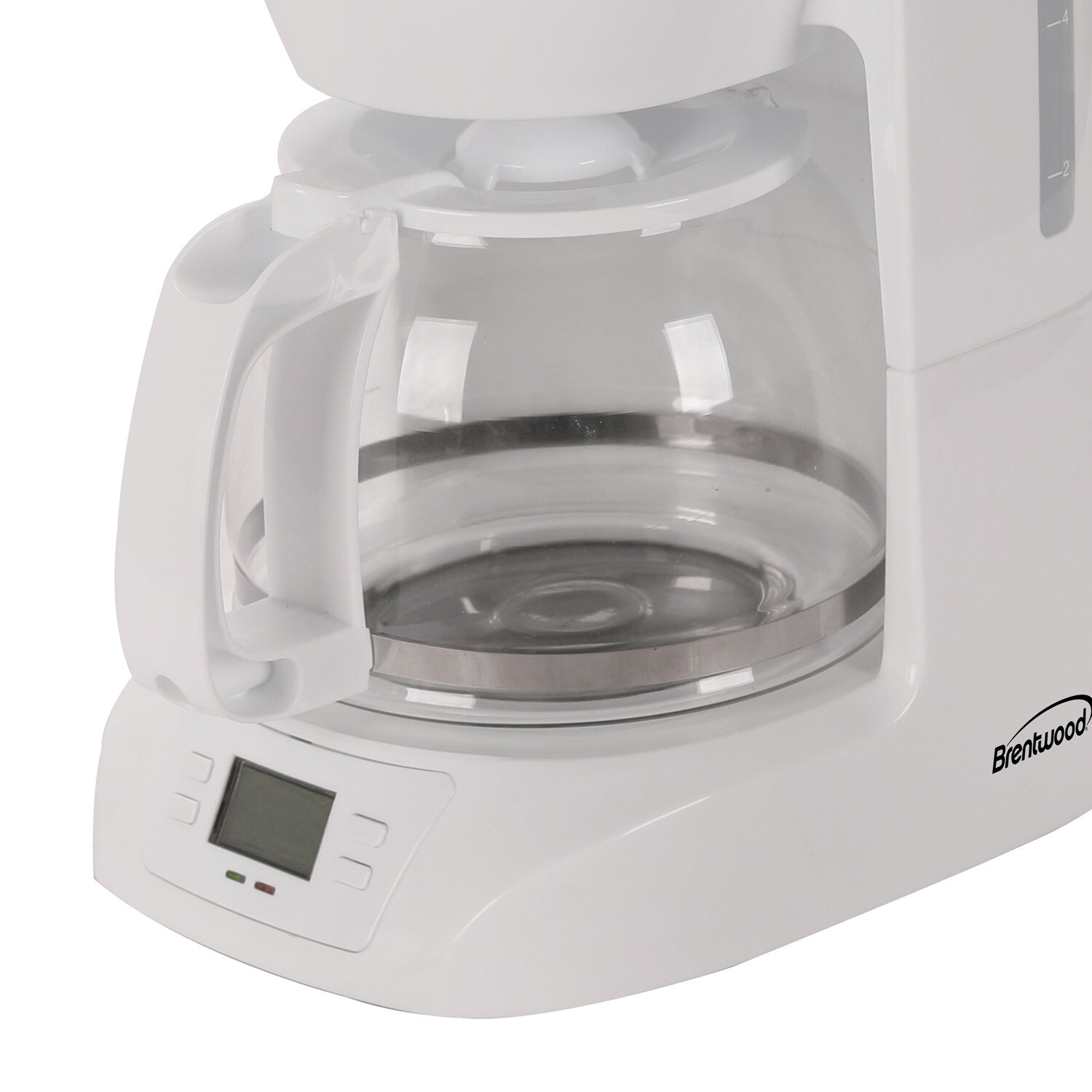 Cafetera eléctrica programable de goteo para el hogar de 10 tazas con apagado automático (Blanca) TS-219W