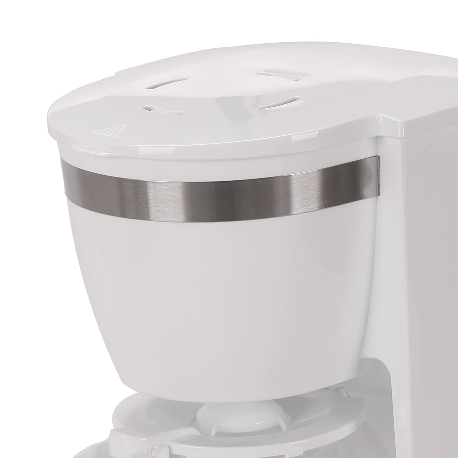 Cafetera eléctrica programable de goteo para el hogar de 10 tazas con apagado automático (Blanca) TS-219W