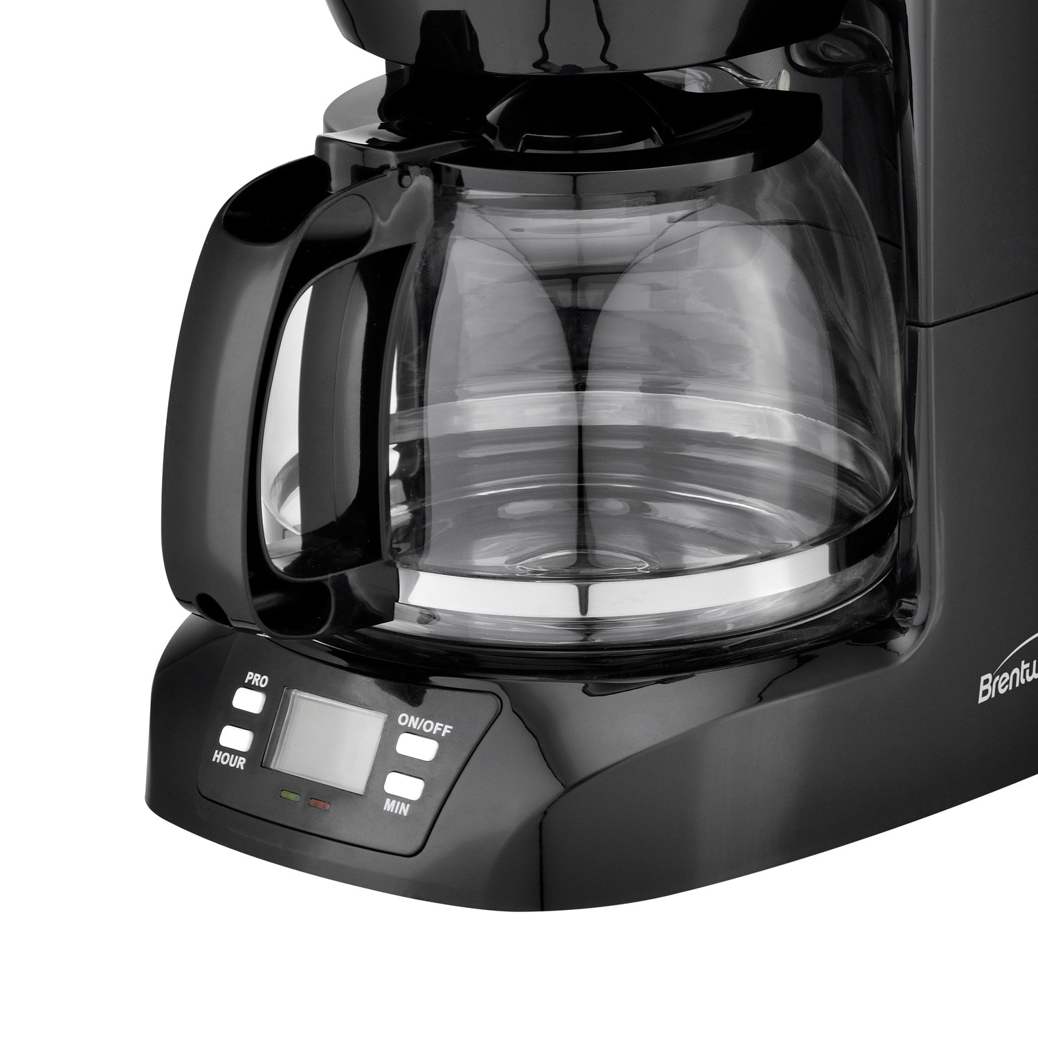 Cafetera de goteo programable para uso residencial de 10 tazas con apagado automático (Negra) TS-219BK de Brentwood Appliances