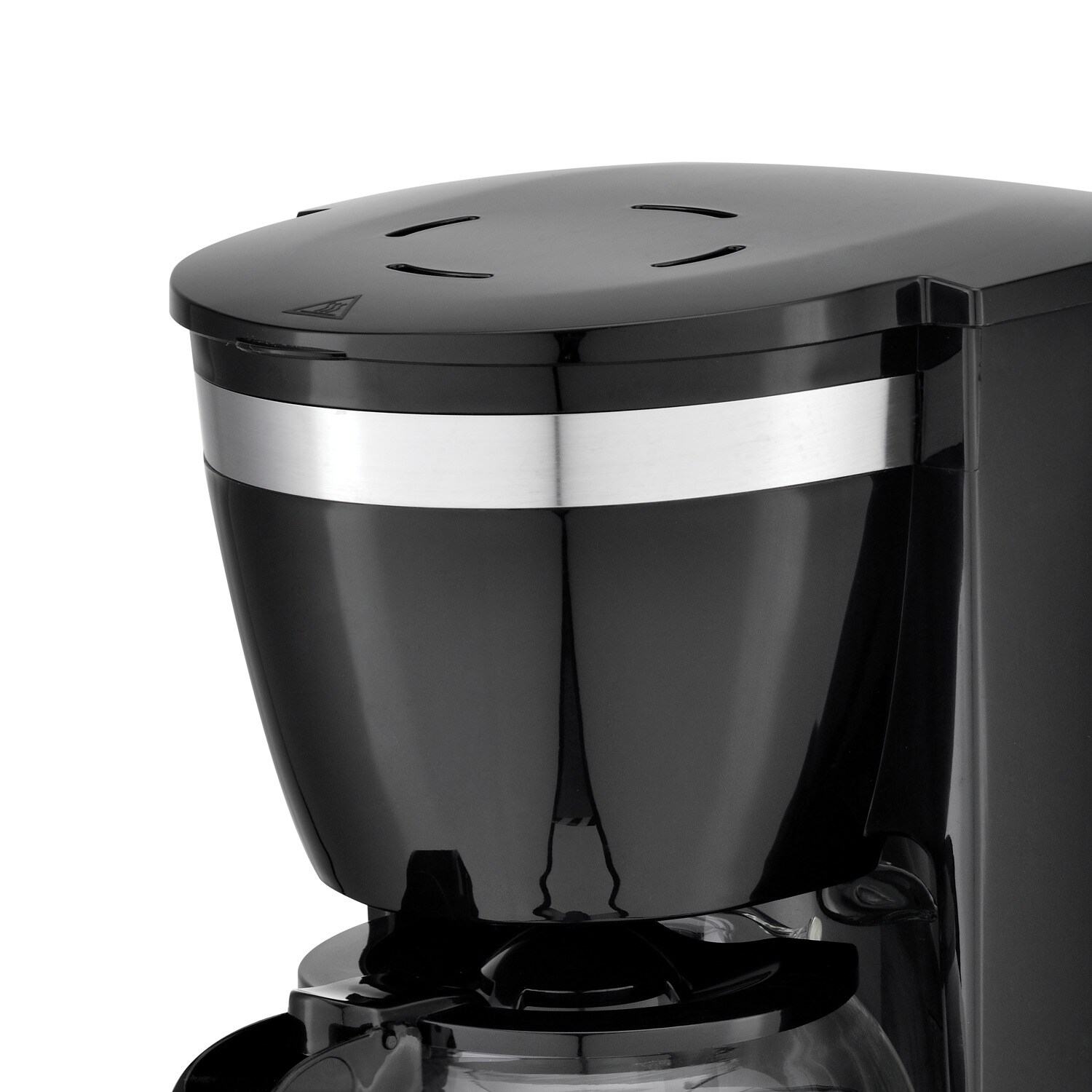 Cafetera de goteo programable para uso residencial de 10 tazas con apagado automático (Negra) TS-219BK de Brentwood Appliances