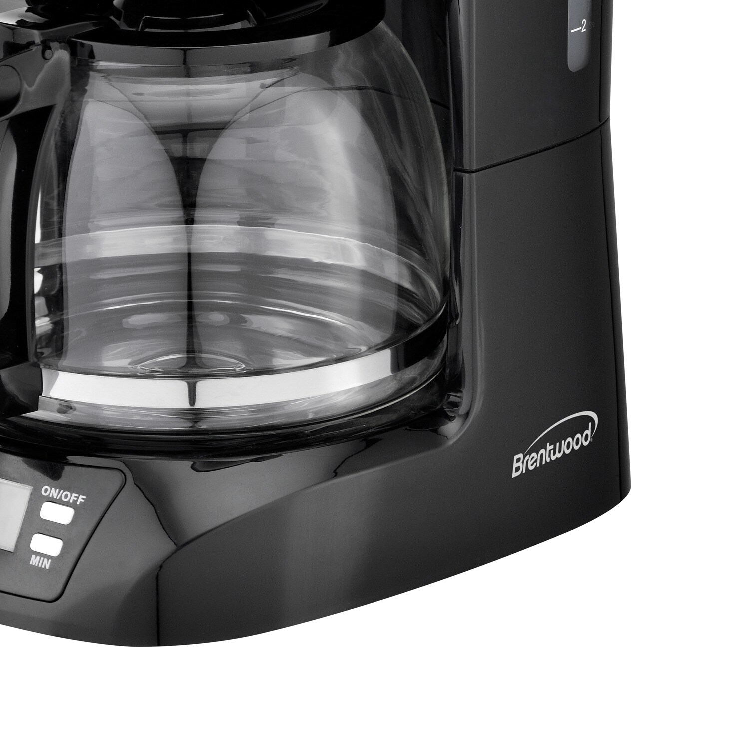 Cafetera de goteo programable para uso residencial de 10 tazas con apagado automático (Negra) TS-219BK de Brentwood Appliances