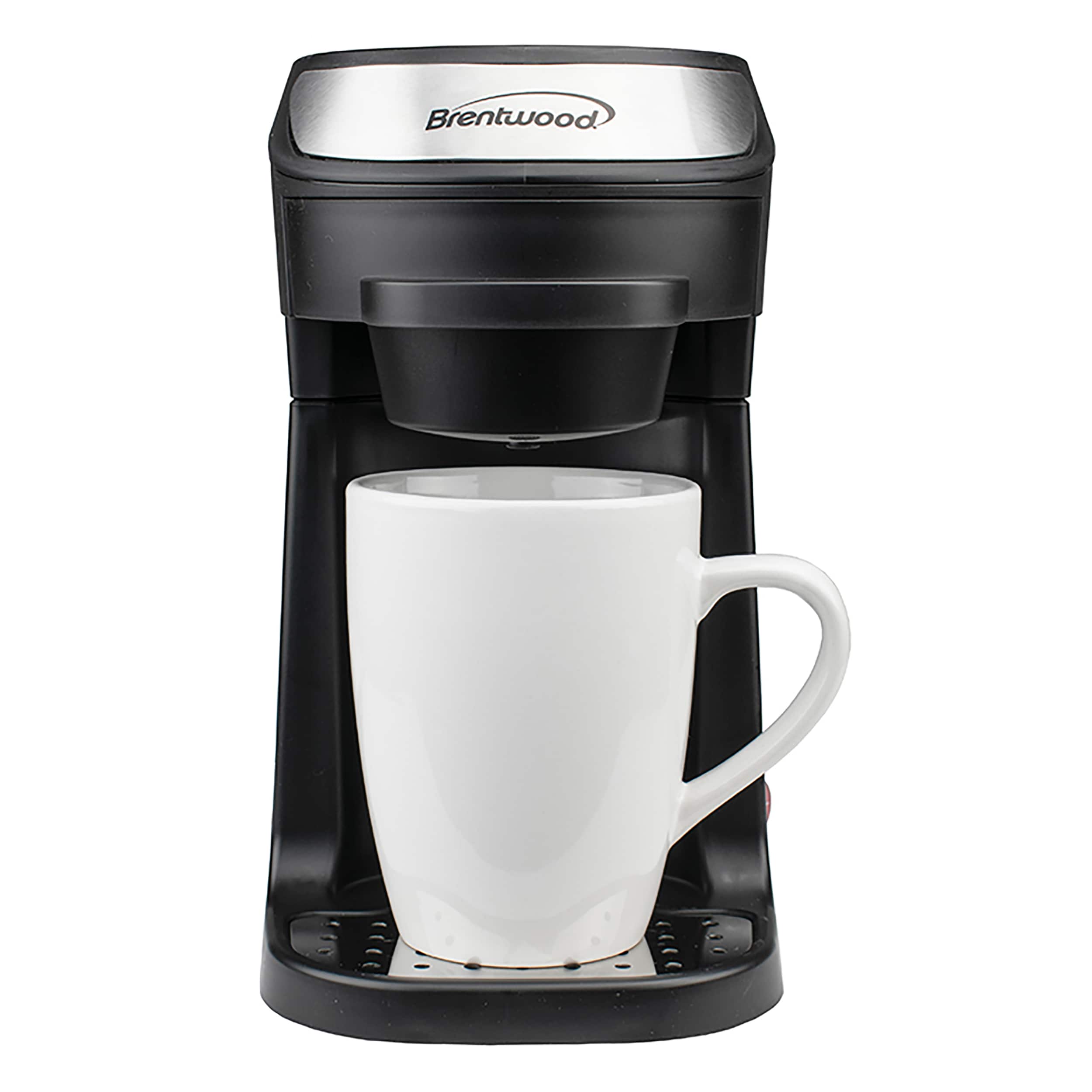Cafetera Individual Brentwood con Reservorio de Agua de 1 Taza (Negra) 849114258M