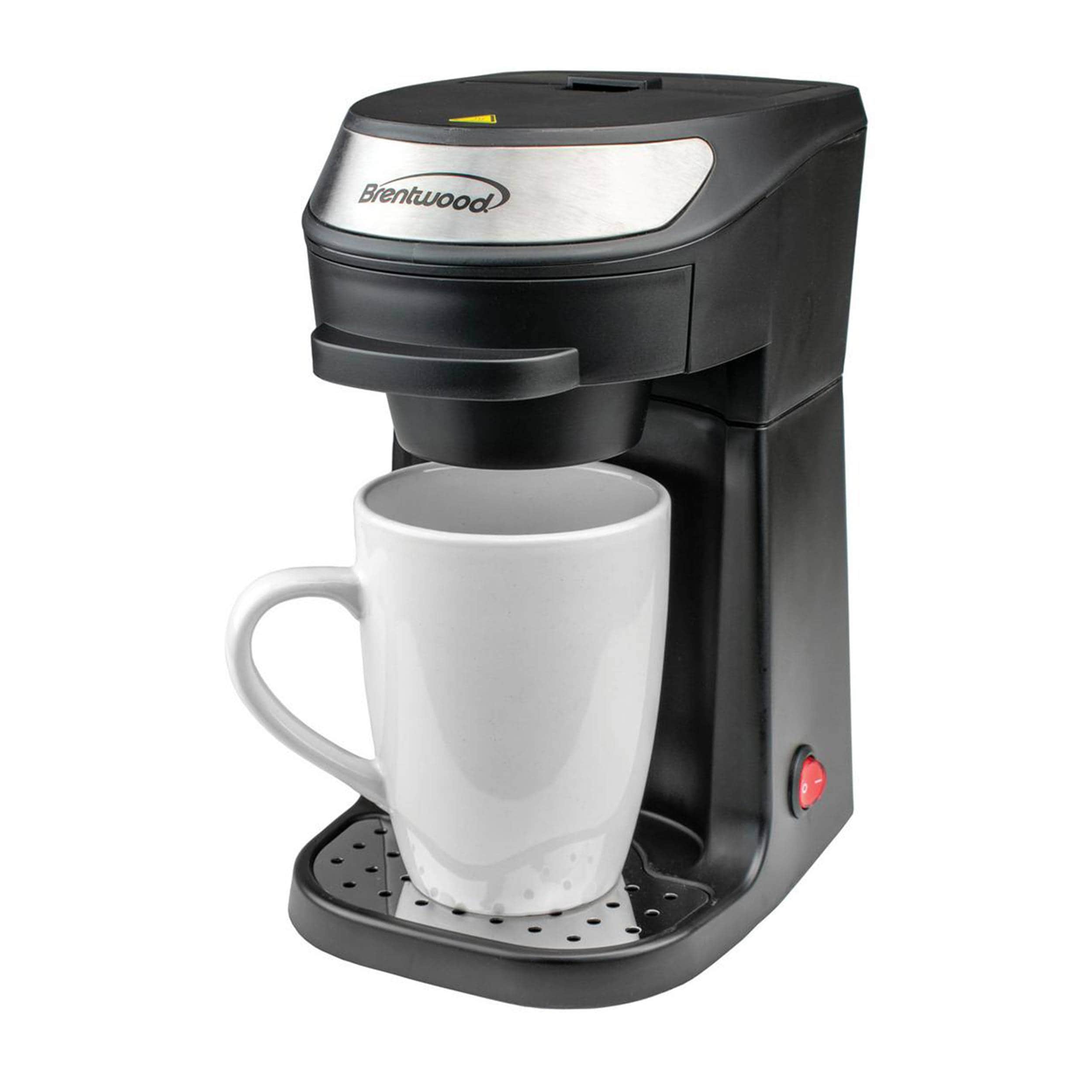 Cafetera Individual Brentwood con Reservorio de Agua de 1 Taza (Negra) 849114258M