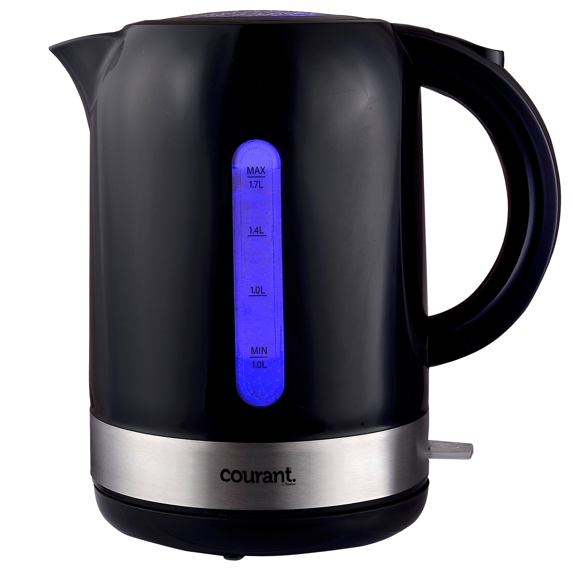 Hervidor eléctrico digital Courant Negro de 7 tazas con apagado automático