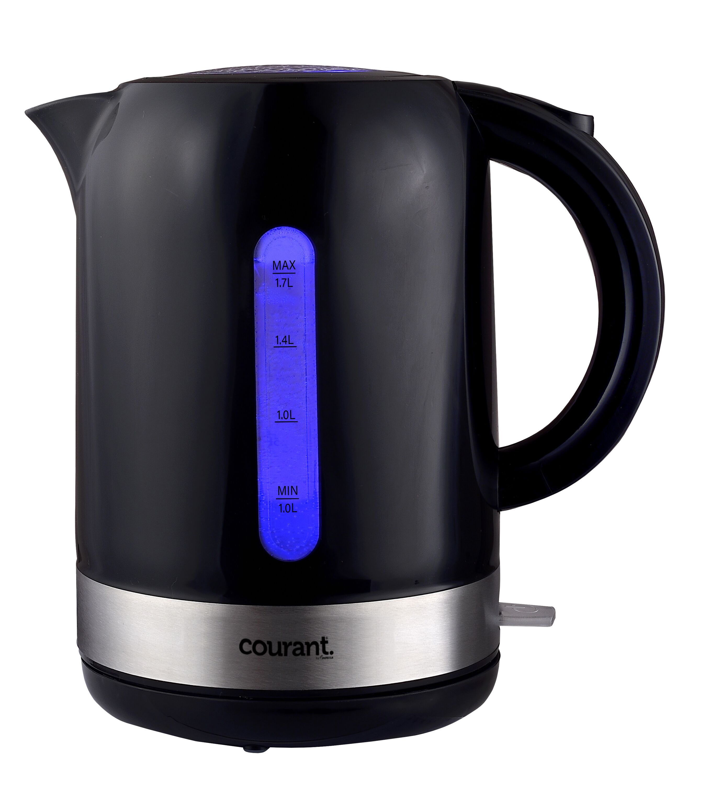 Hervidor eléctrico digital Courant Negro de 7 tazas con apagado automático