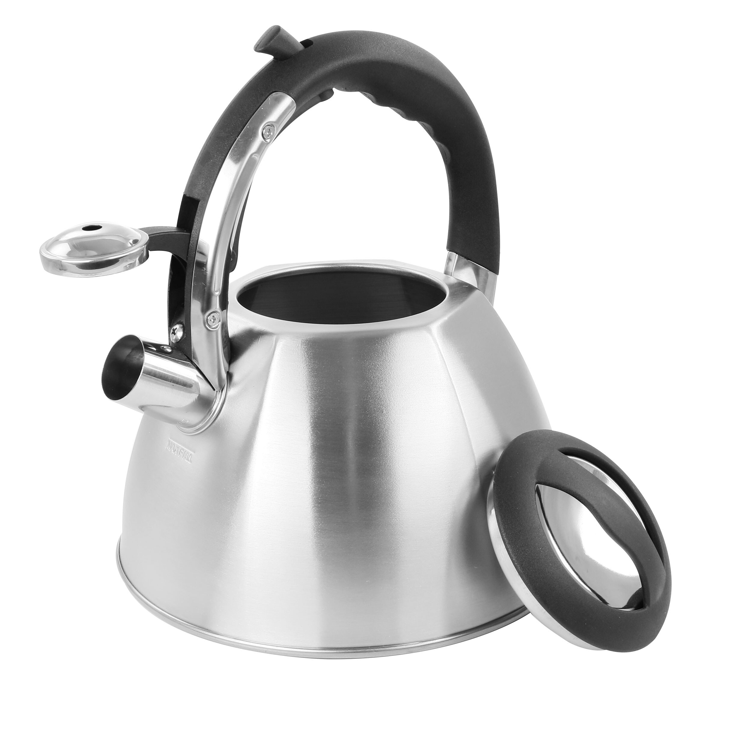 Hervidor eléctrico inalámbrico de acero inoxidable de 11 tazas de Mr. Coffee